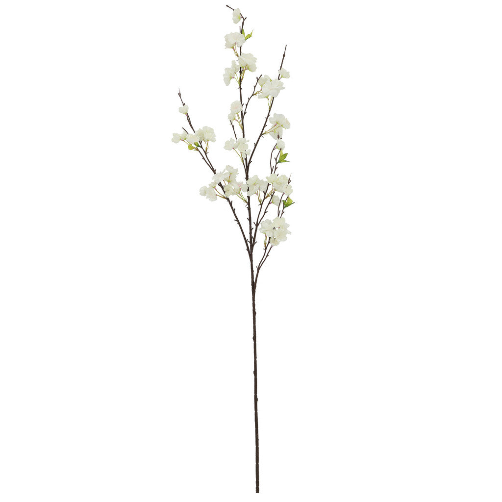 Cherry Blossom Branch White 52"