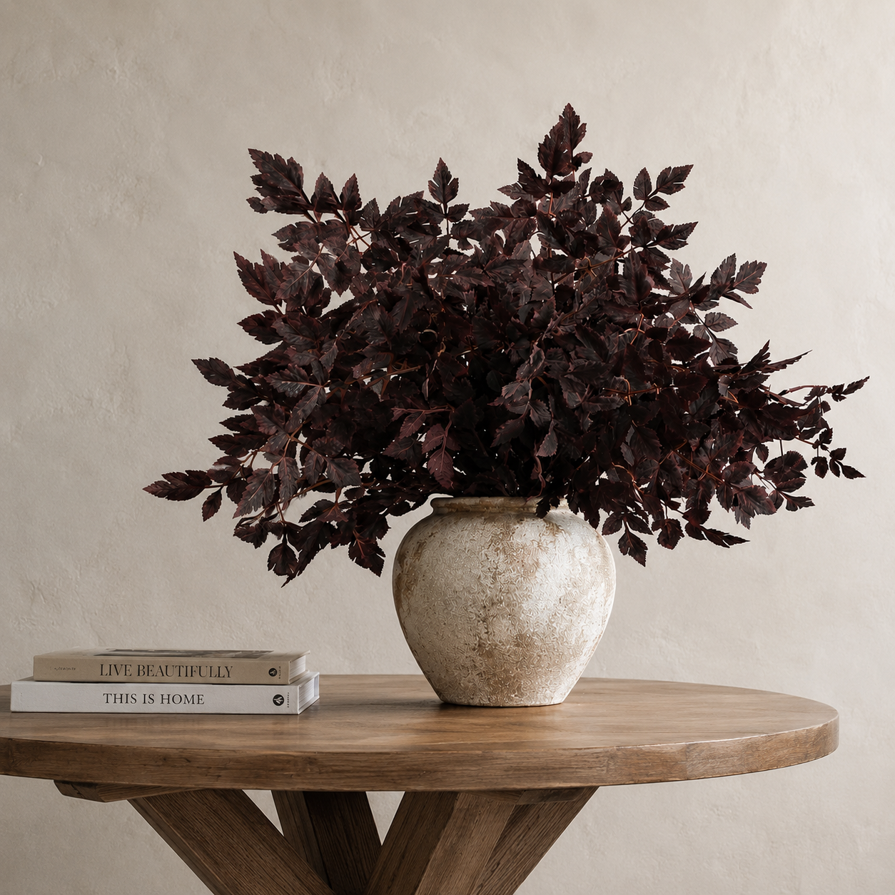 Plum Leaf Stem 24" Bundle