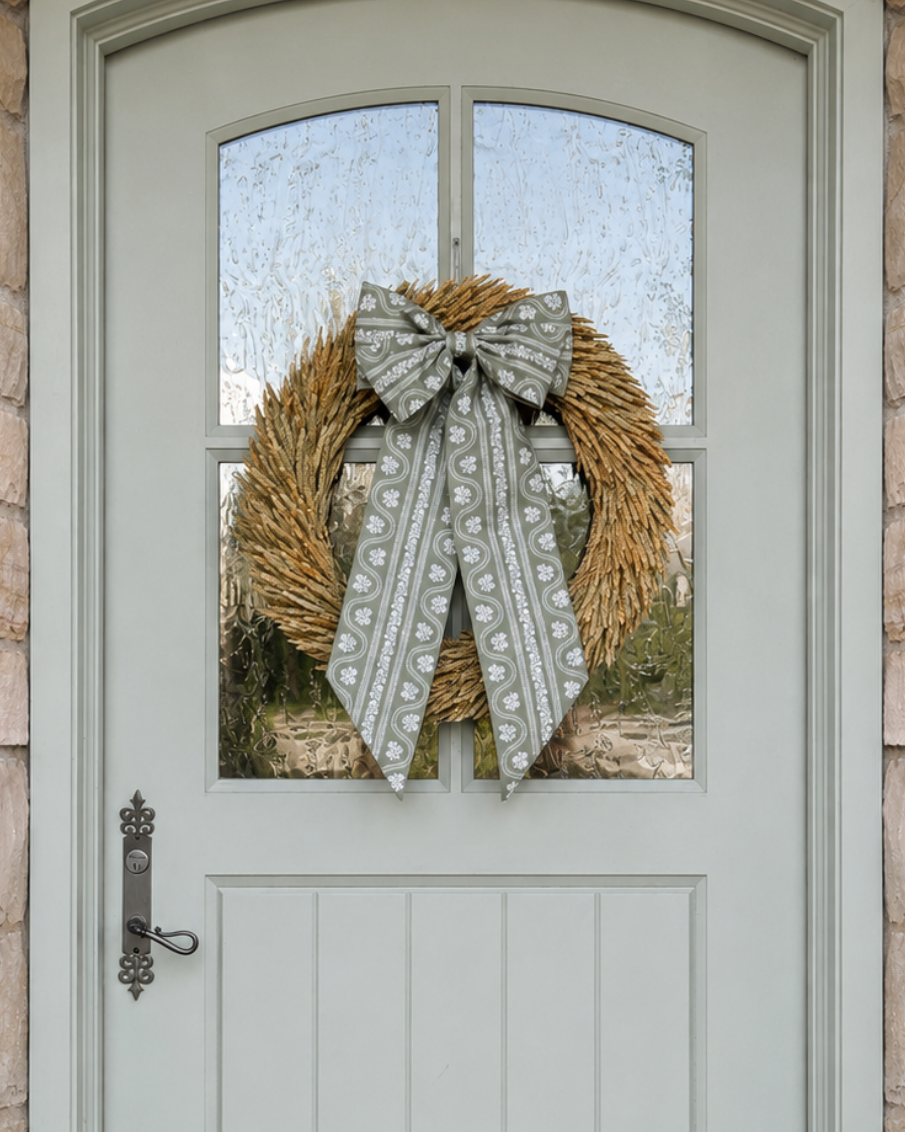 Celeste Fern Wreath Bow