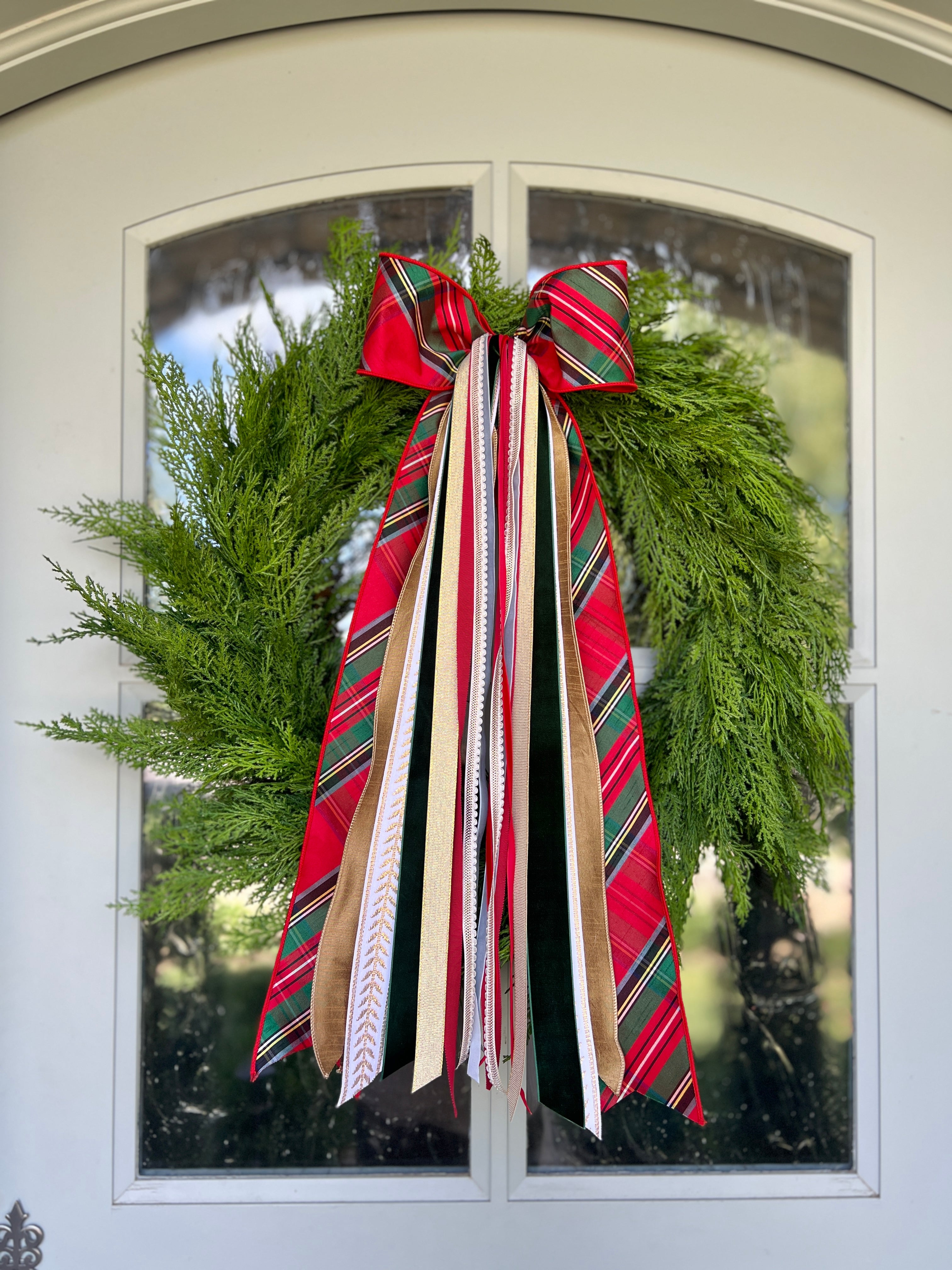 Christmas Tradition Wreath Ribbon