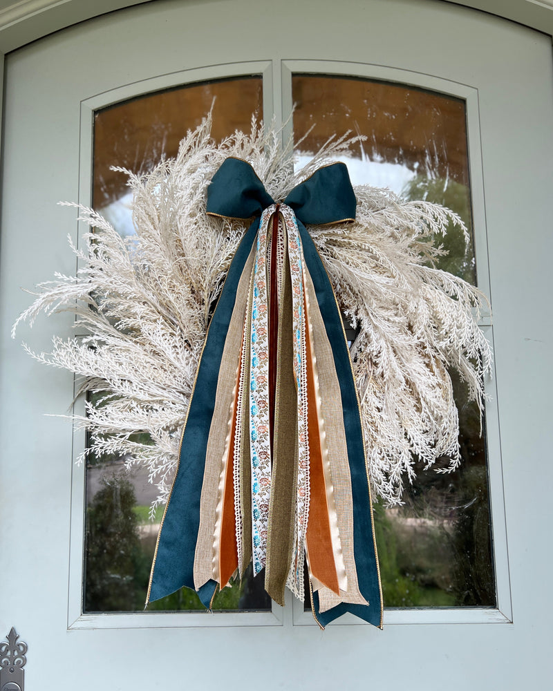 Copper Bloom Wreath Ribbon