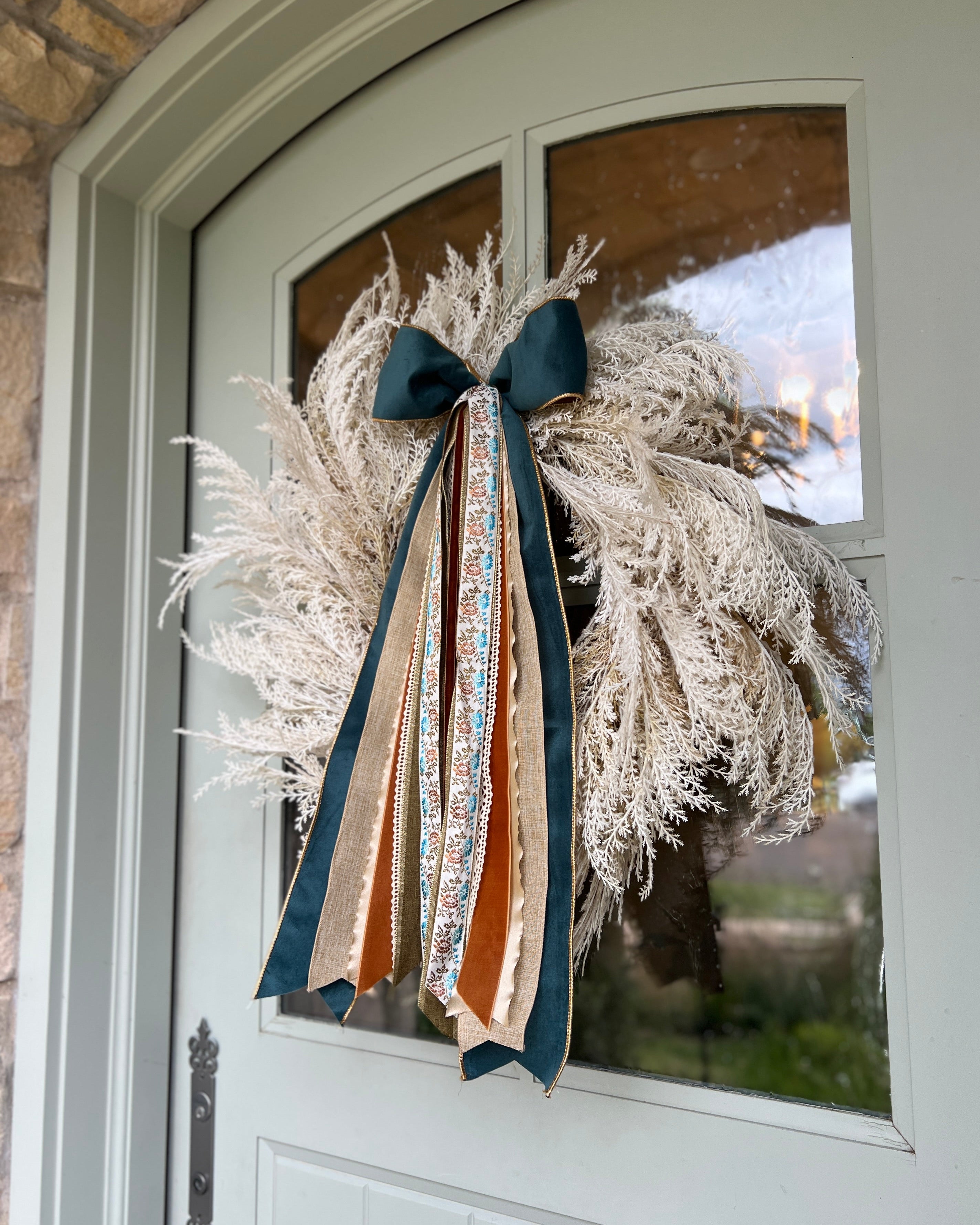 Copper Bloom Wreath Ribbon