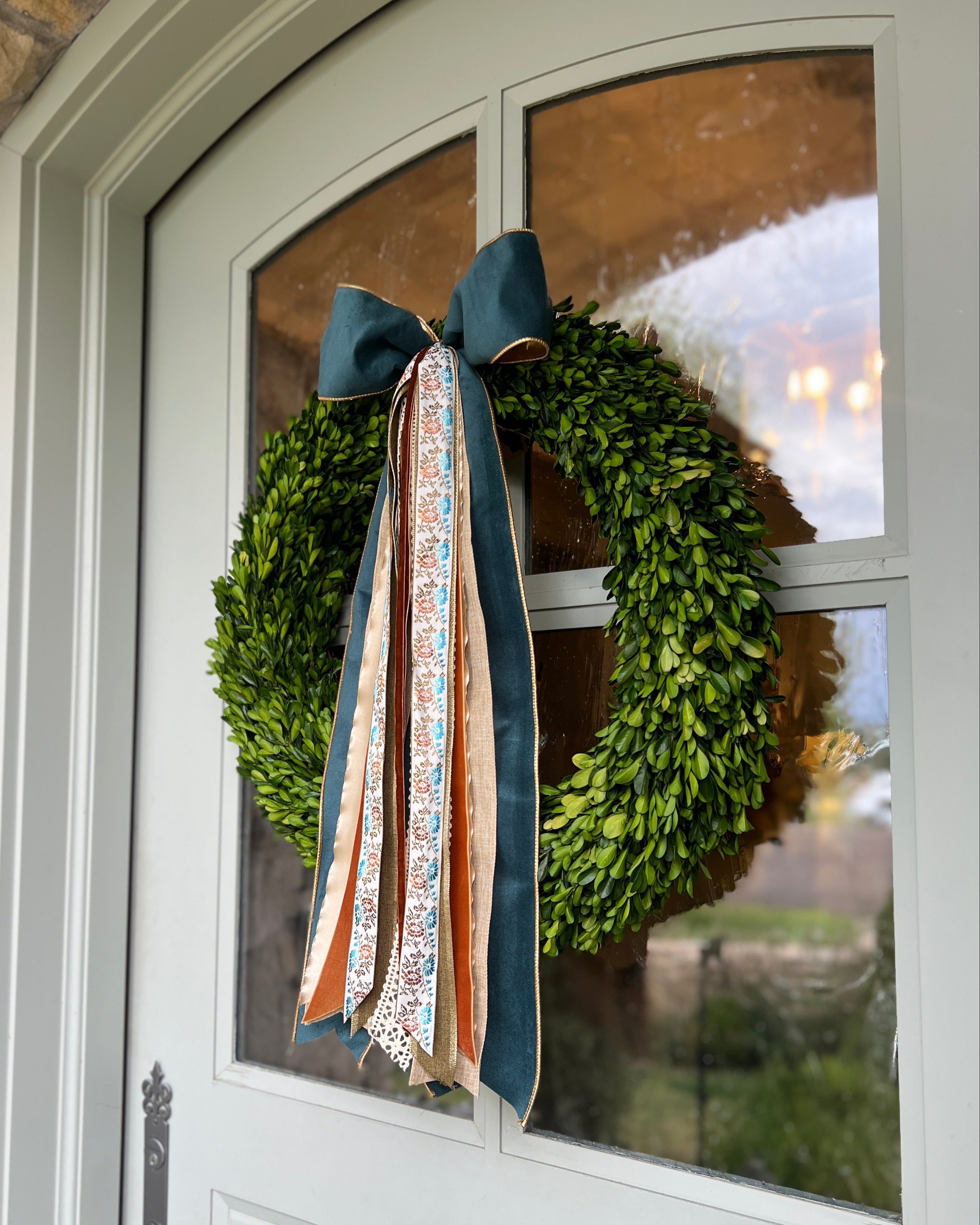 Copper Bloom Wreath Ribbon