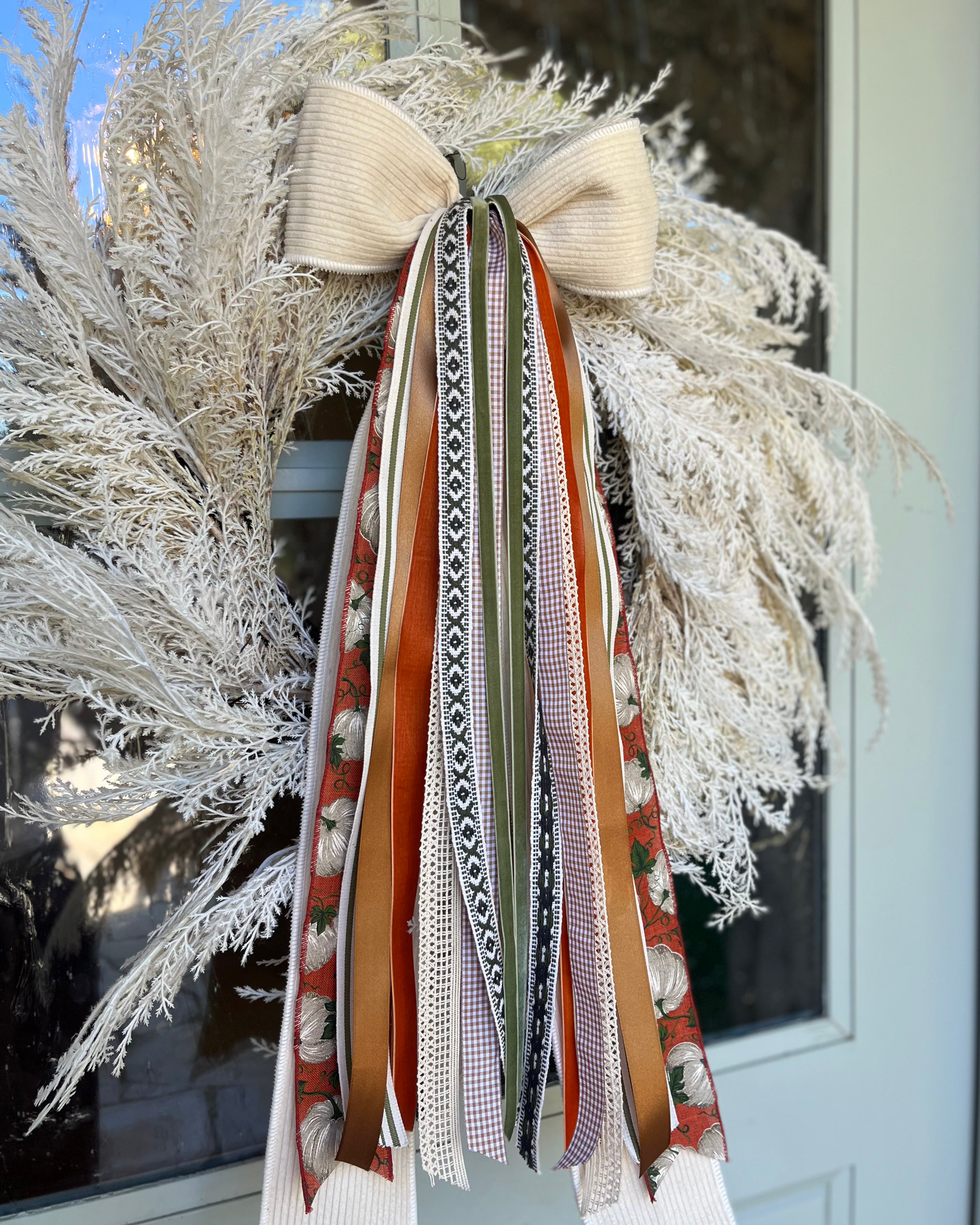 Harvest Hayride Wreath Ribbon