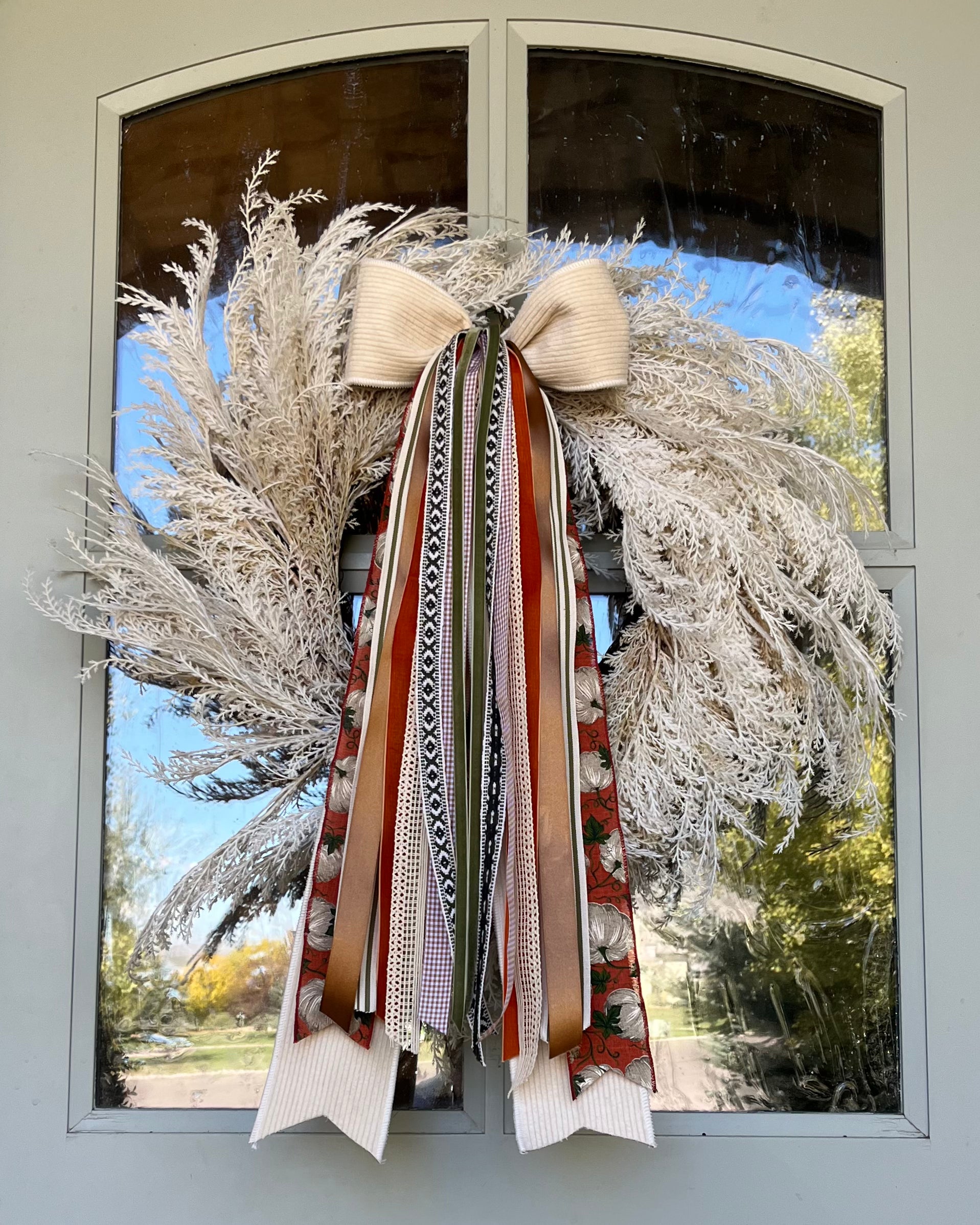 Harvest Hayride Wreath Ribbon