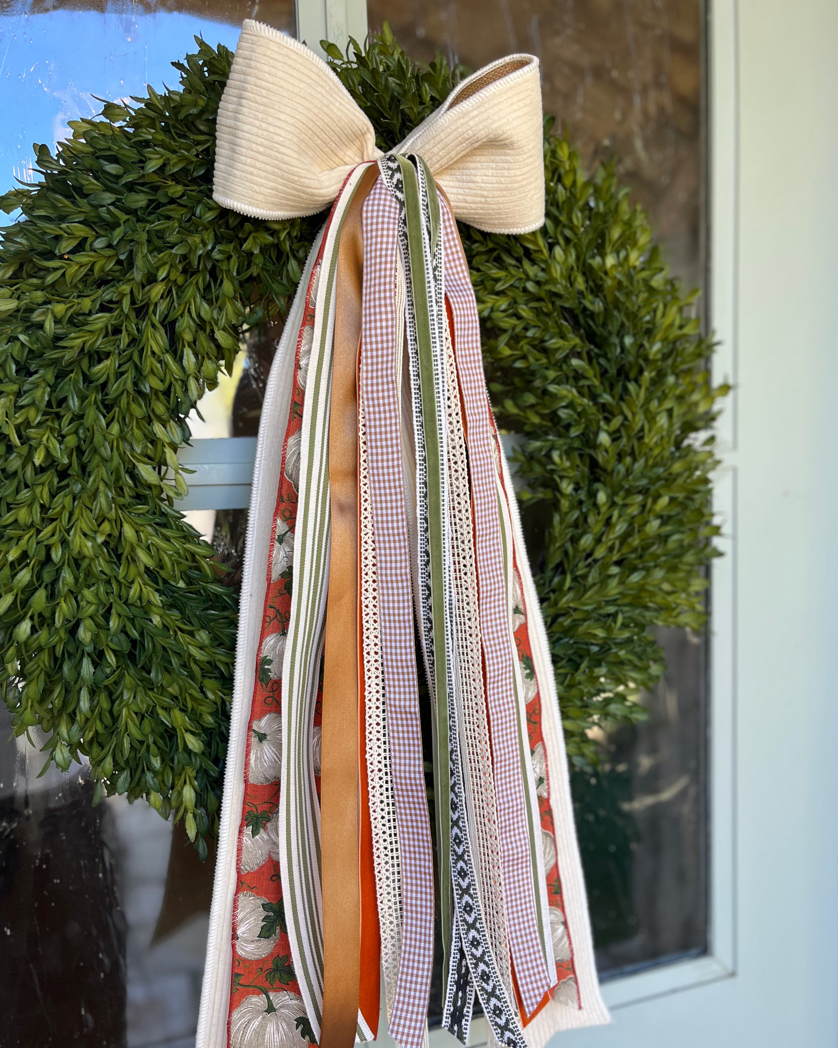 Harvest Hayride Wreath Ribbon