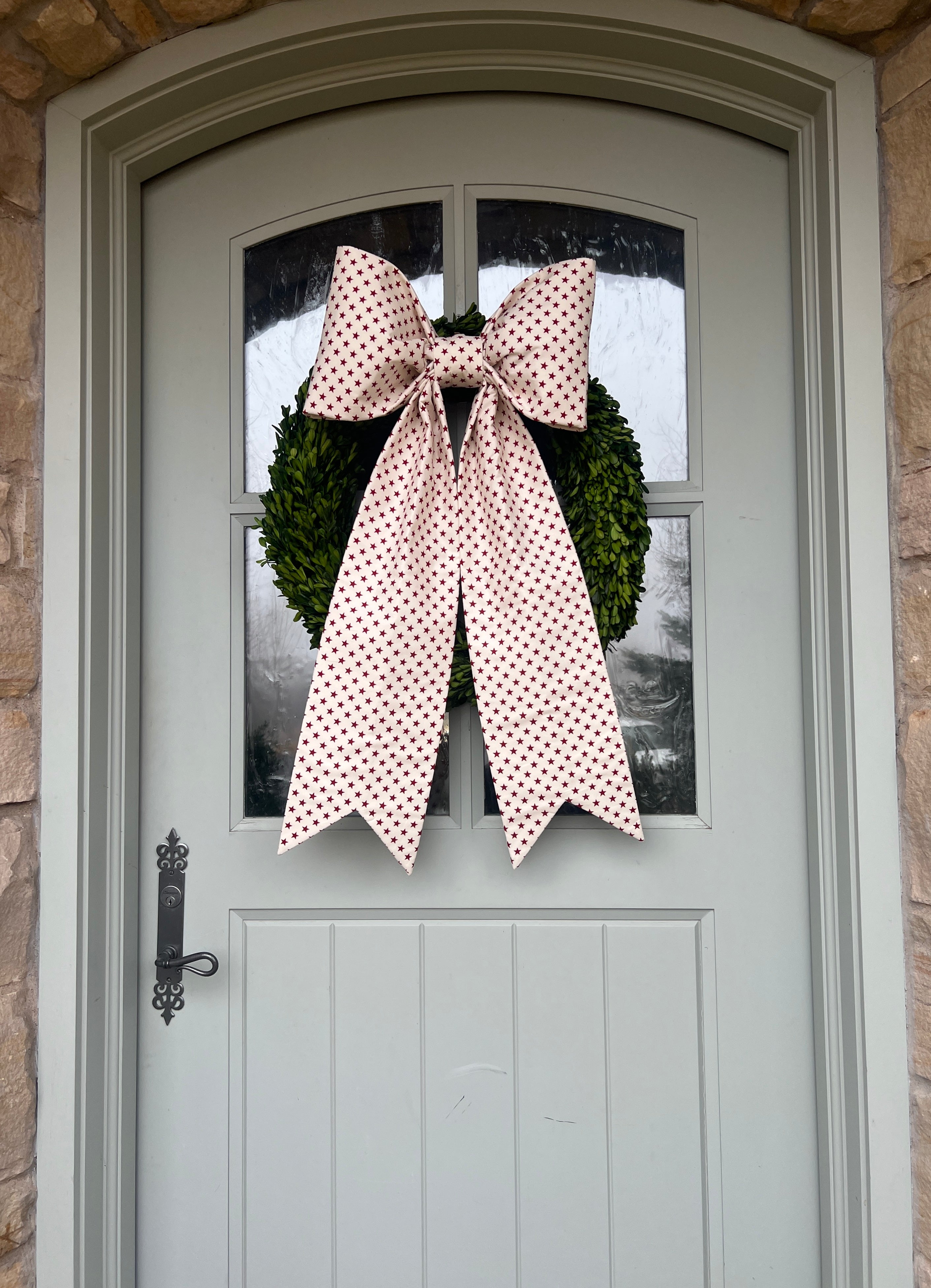 Liberty Star Red Large Bow