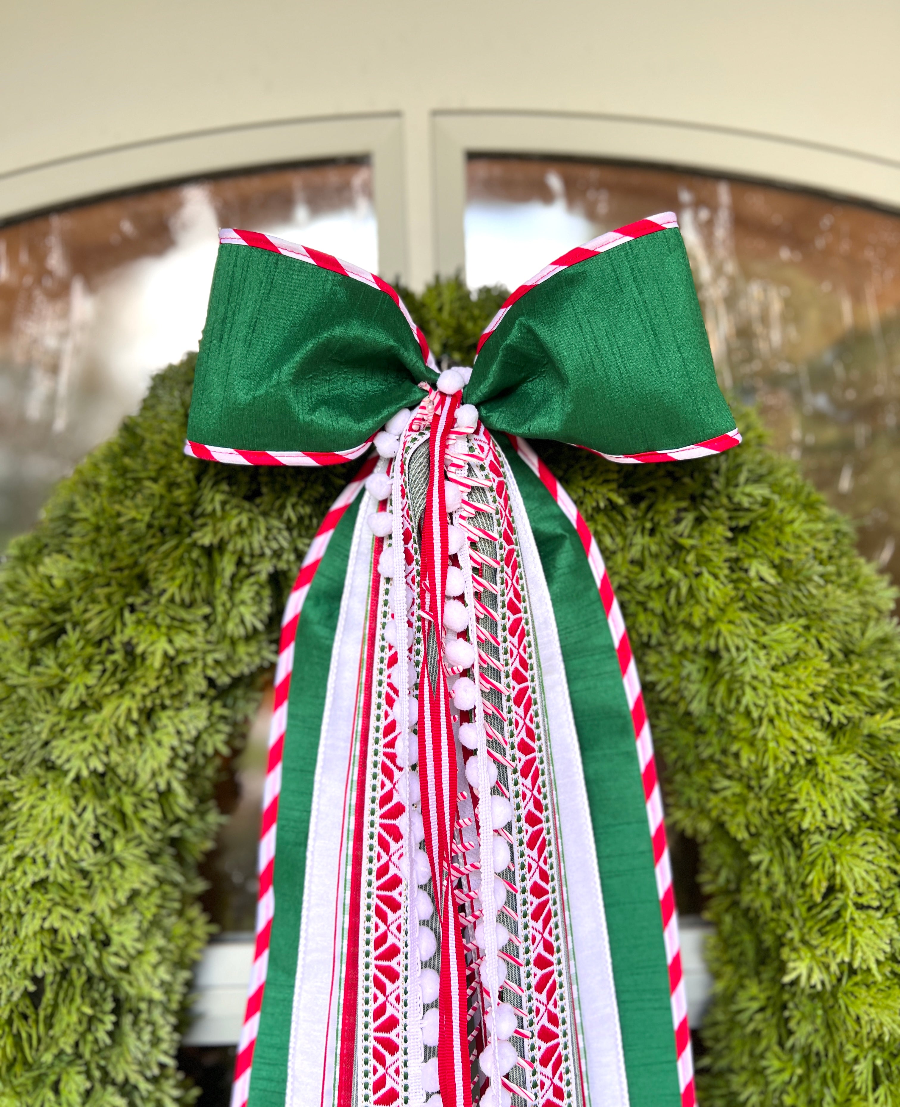 Candy Cane Lane Wreath Ribbon