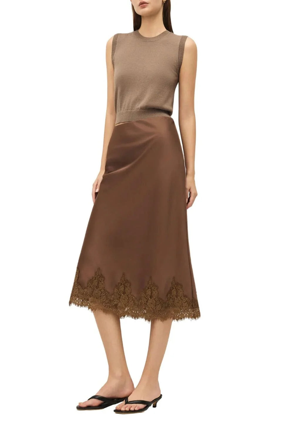 Mocha Enid Skirt