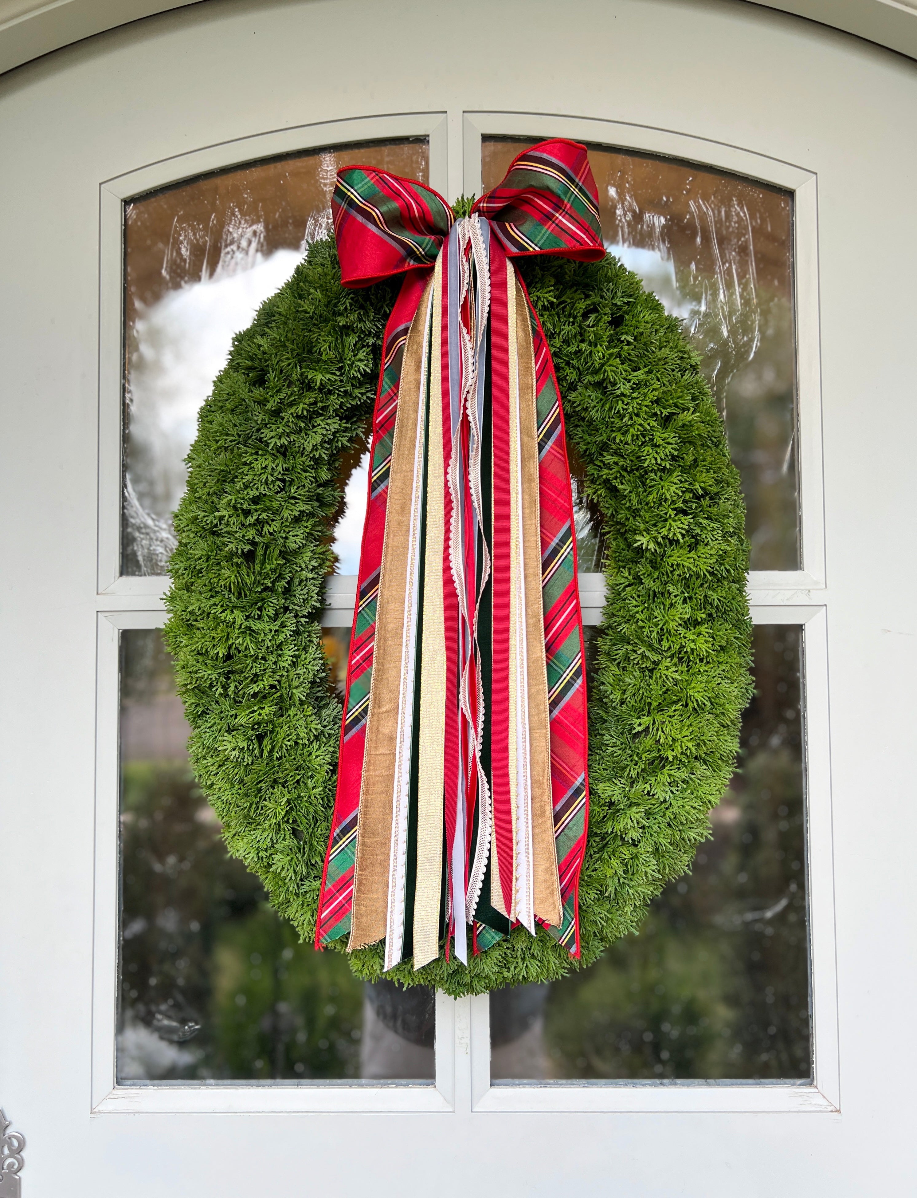 Christmas Tradition Wreath Ribbon