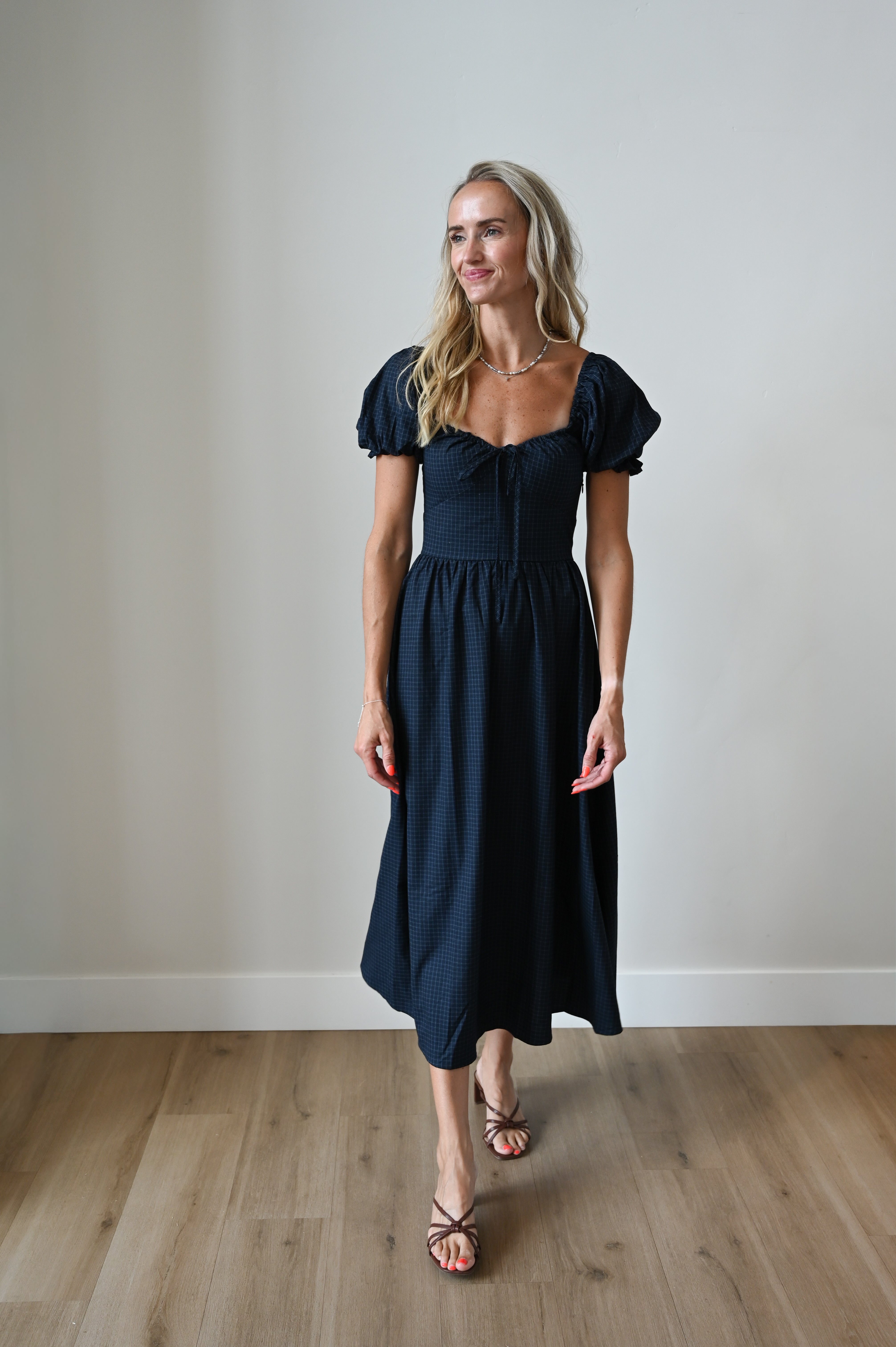 Sloane Plaid Maxi Dress