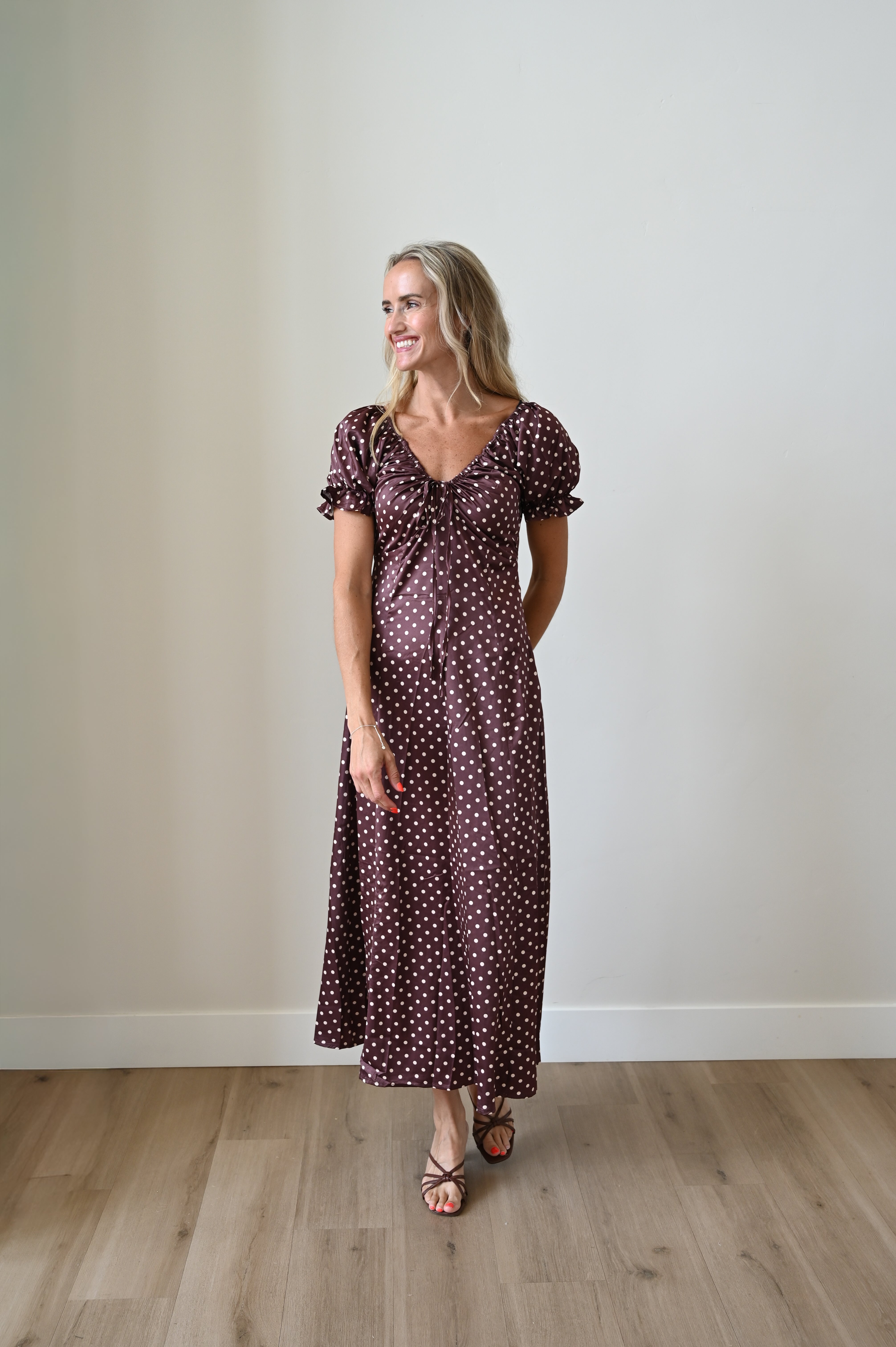 Magnolia Polka Dot Dress