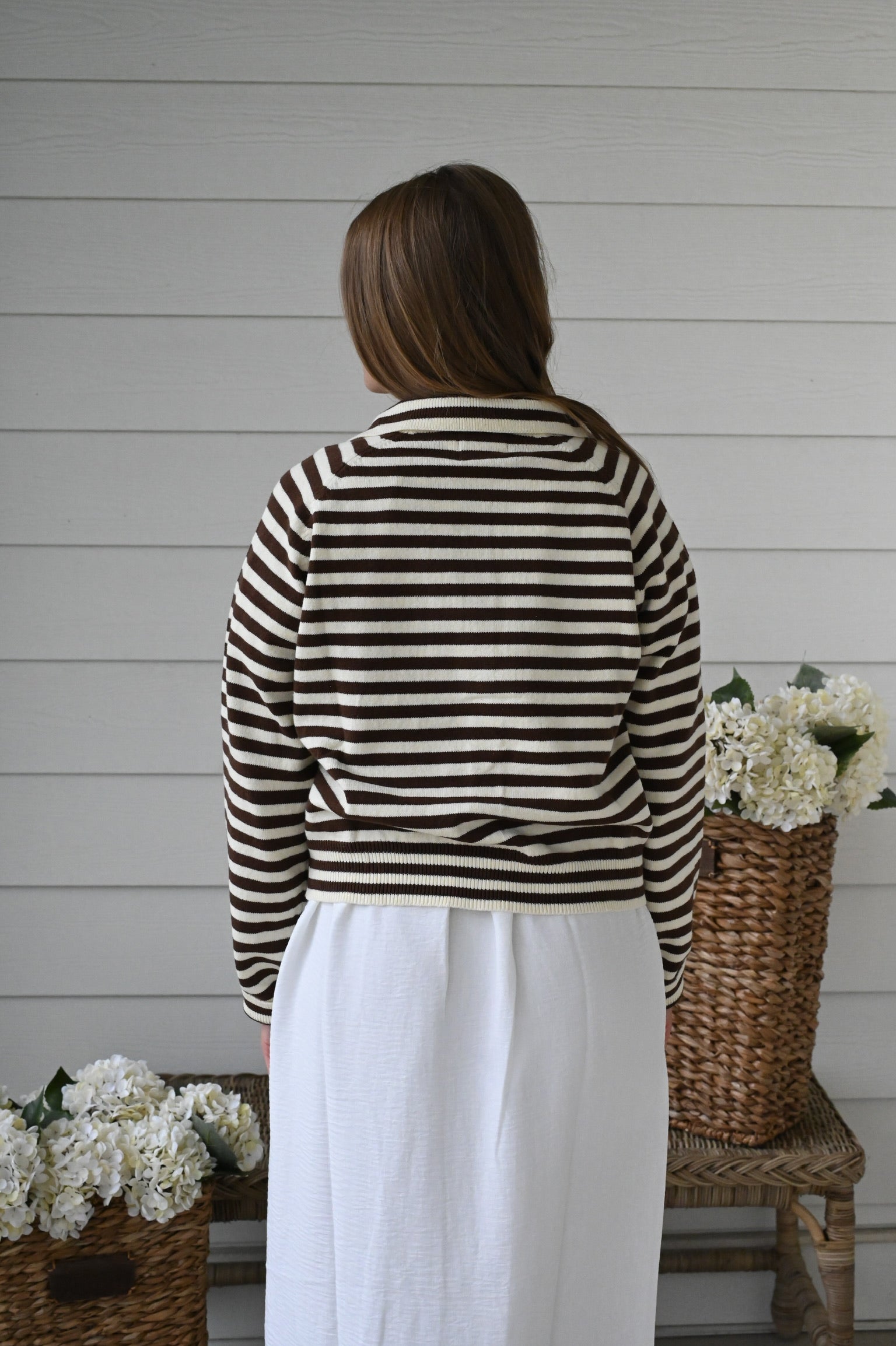 Lena Striped Cardigan