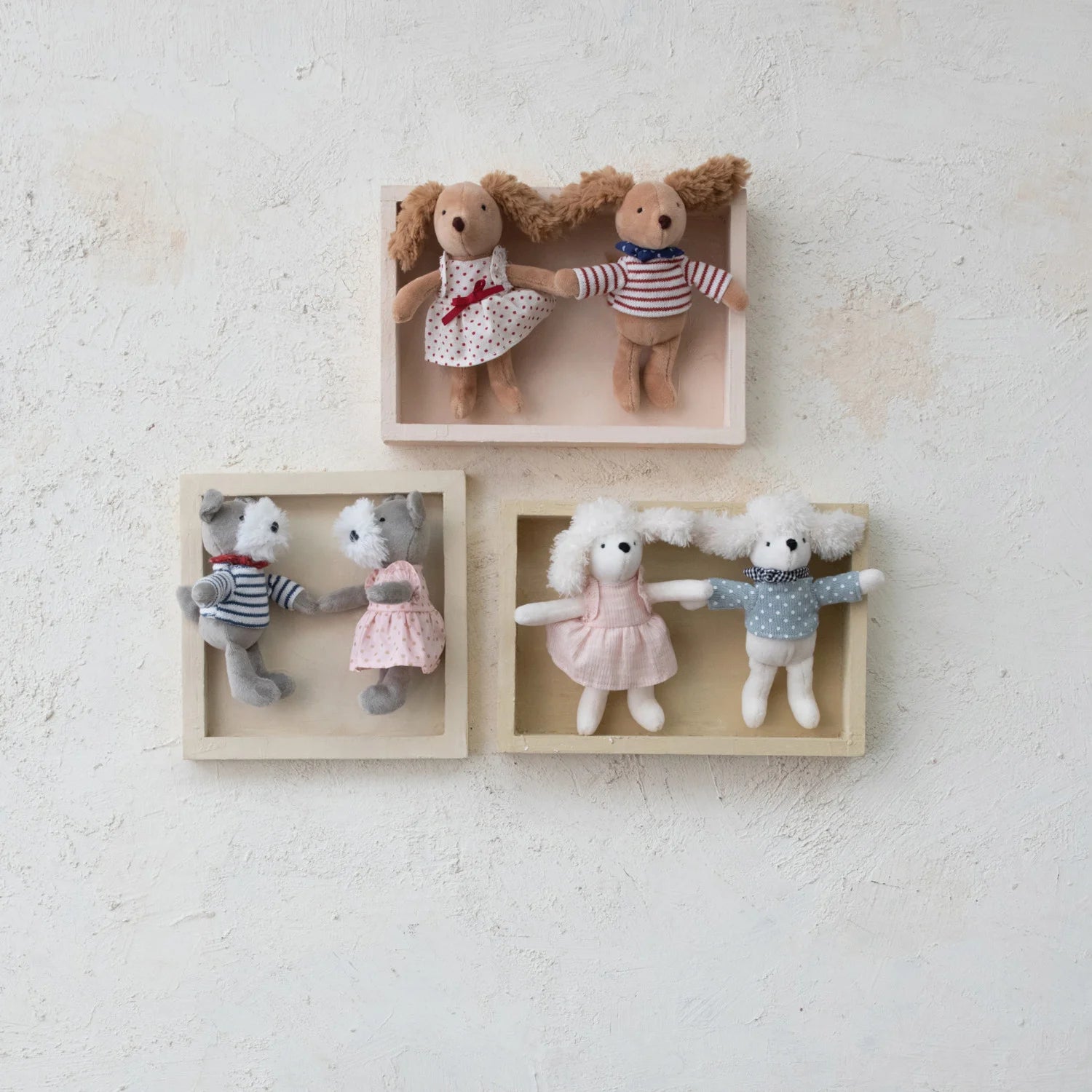 Plush Dogs in Clothes