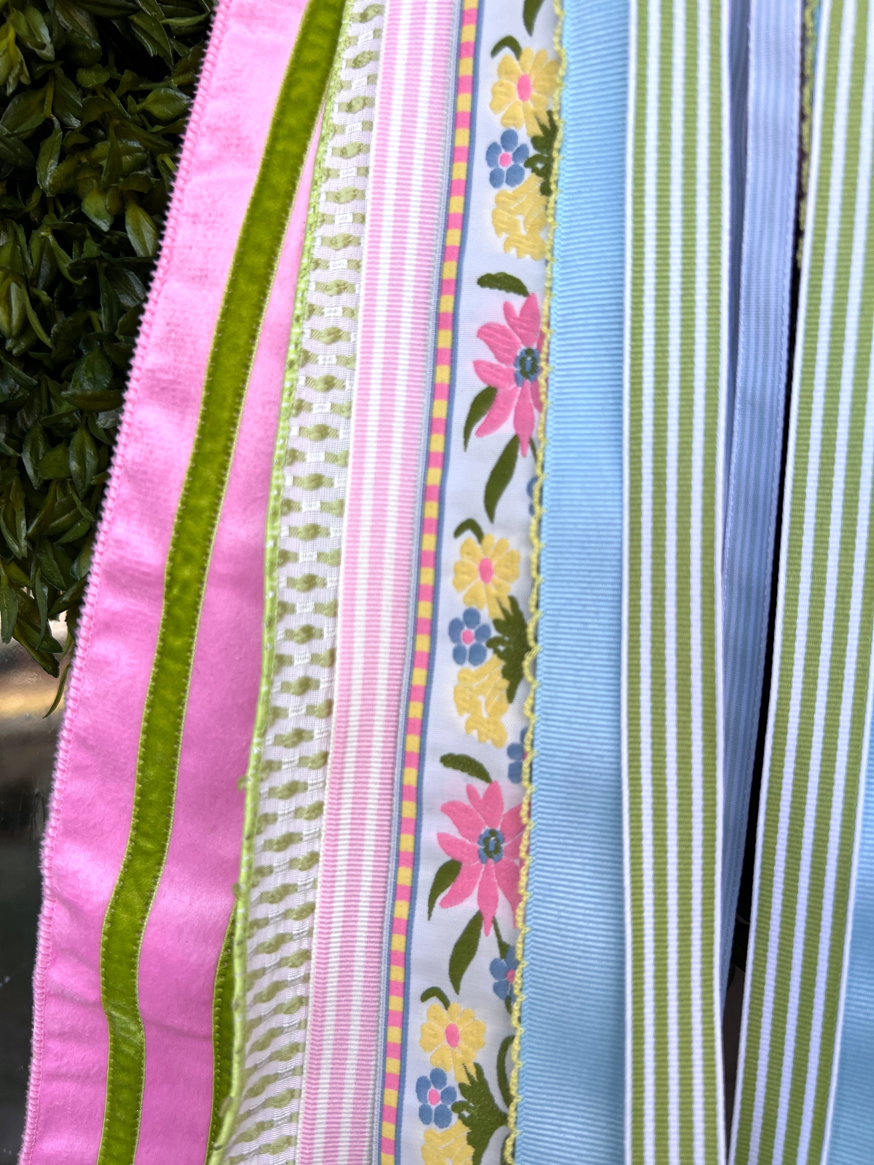 Blushing Blooms Wreath Ribbon