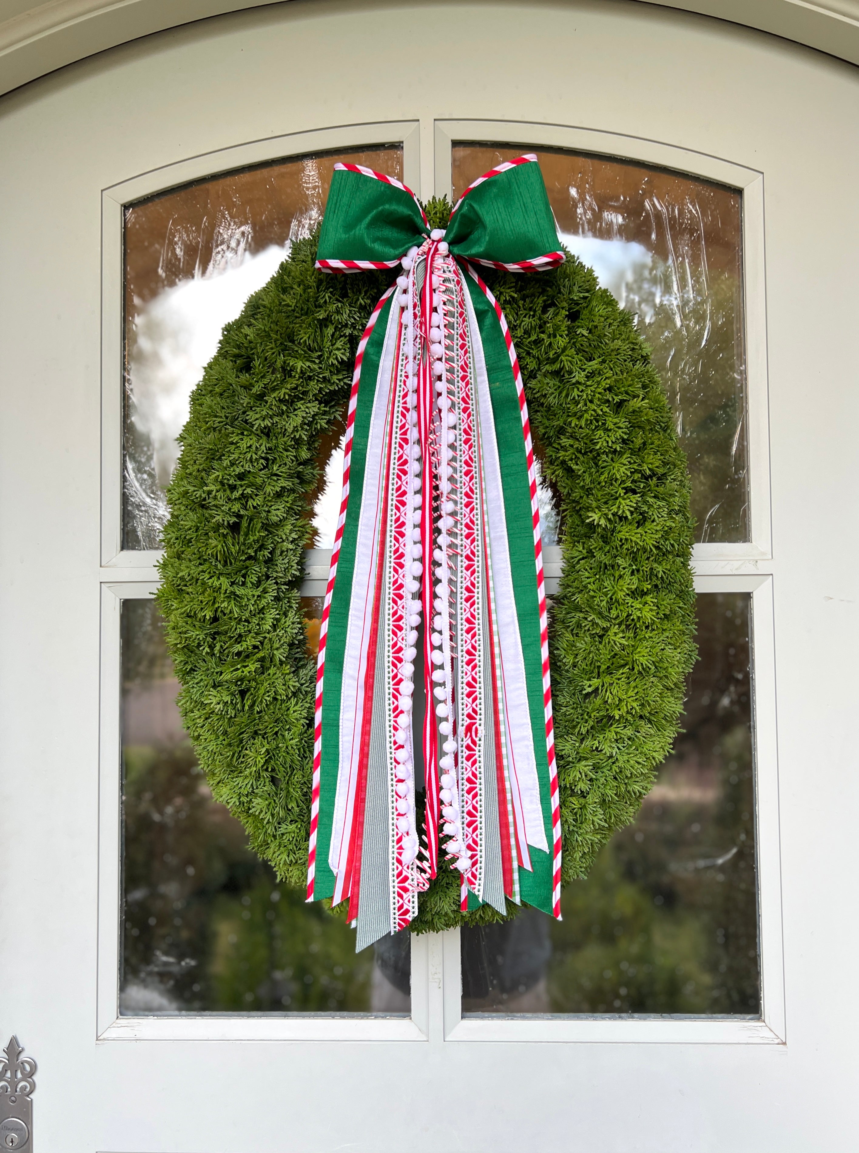 Candy Cane Lane Wreath Ribbon