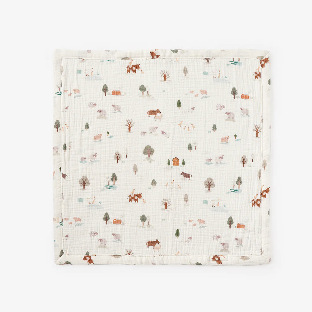 On the Farm Organic Muslin Blanket