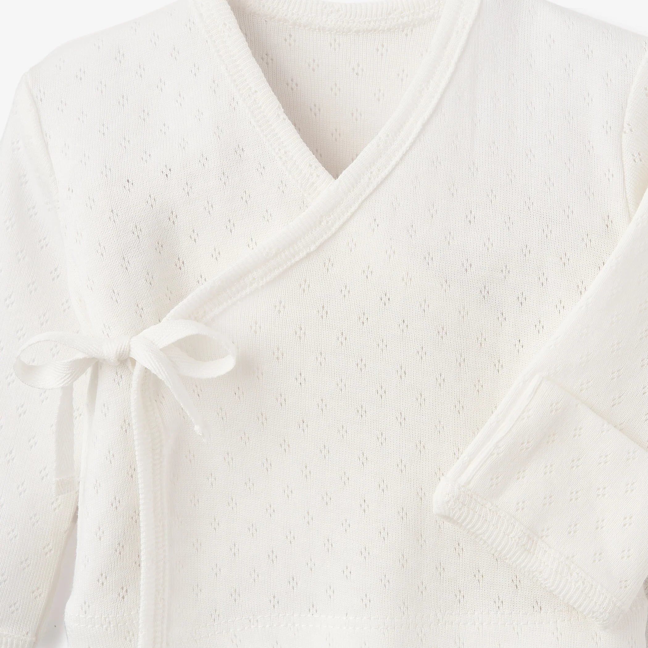 Organic Cotton Pointelle Layette Set