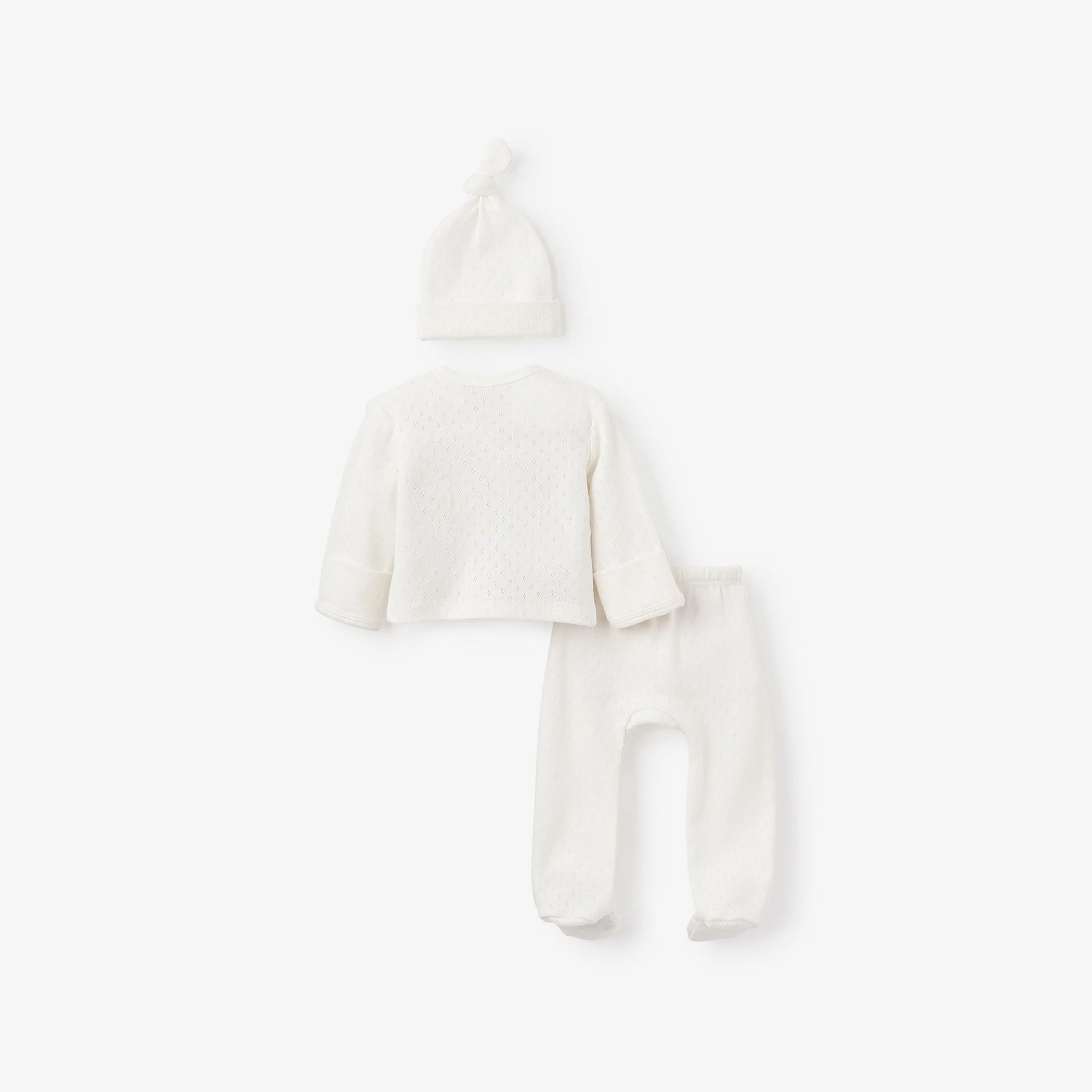 Organic Cotton Pointelle Layette Set