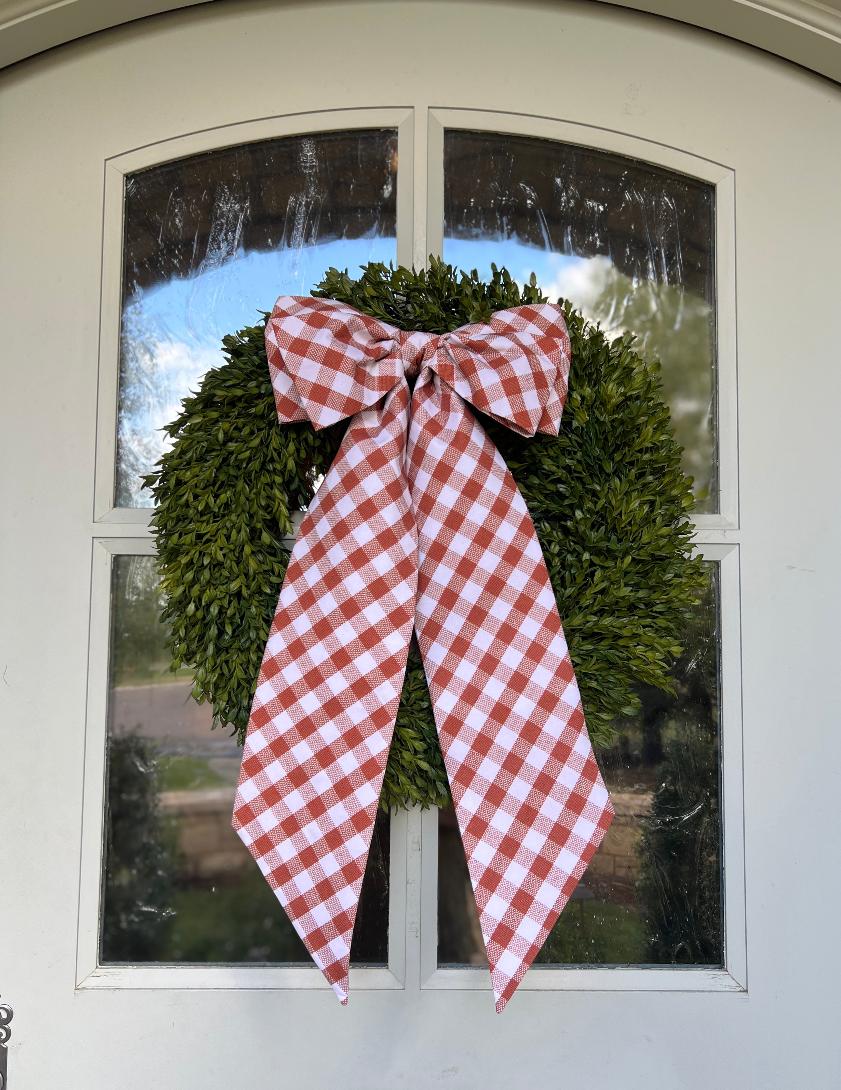 Bristol Check Sienna Wreath Bow