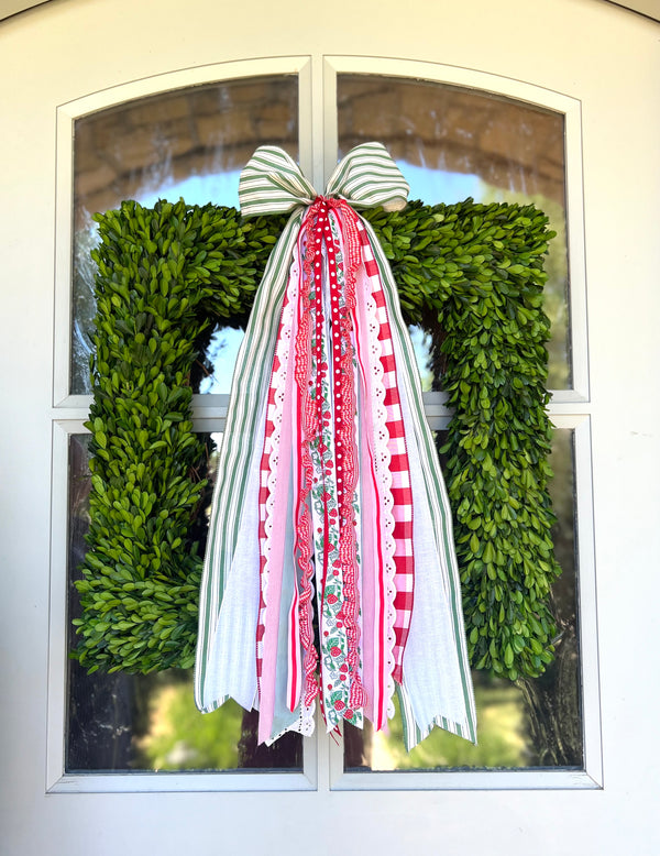 Berry Basket Wreath Ribbon