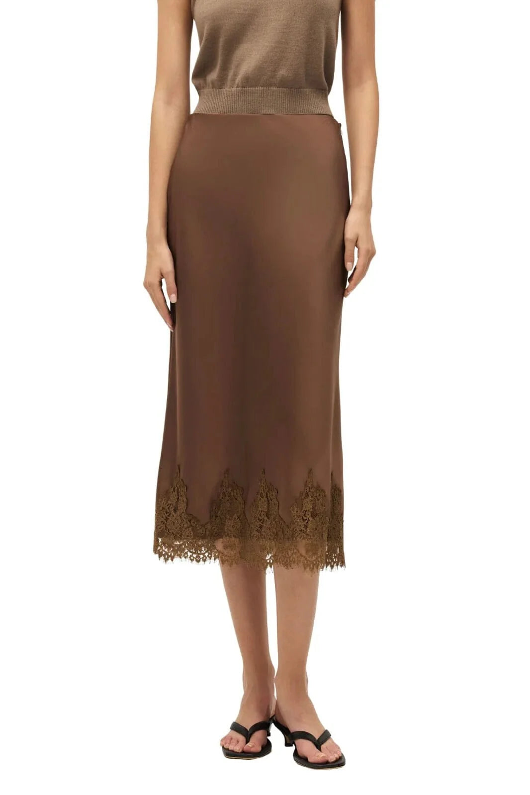 Mocha Enid Skirt