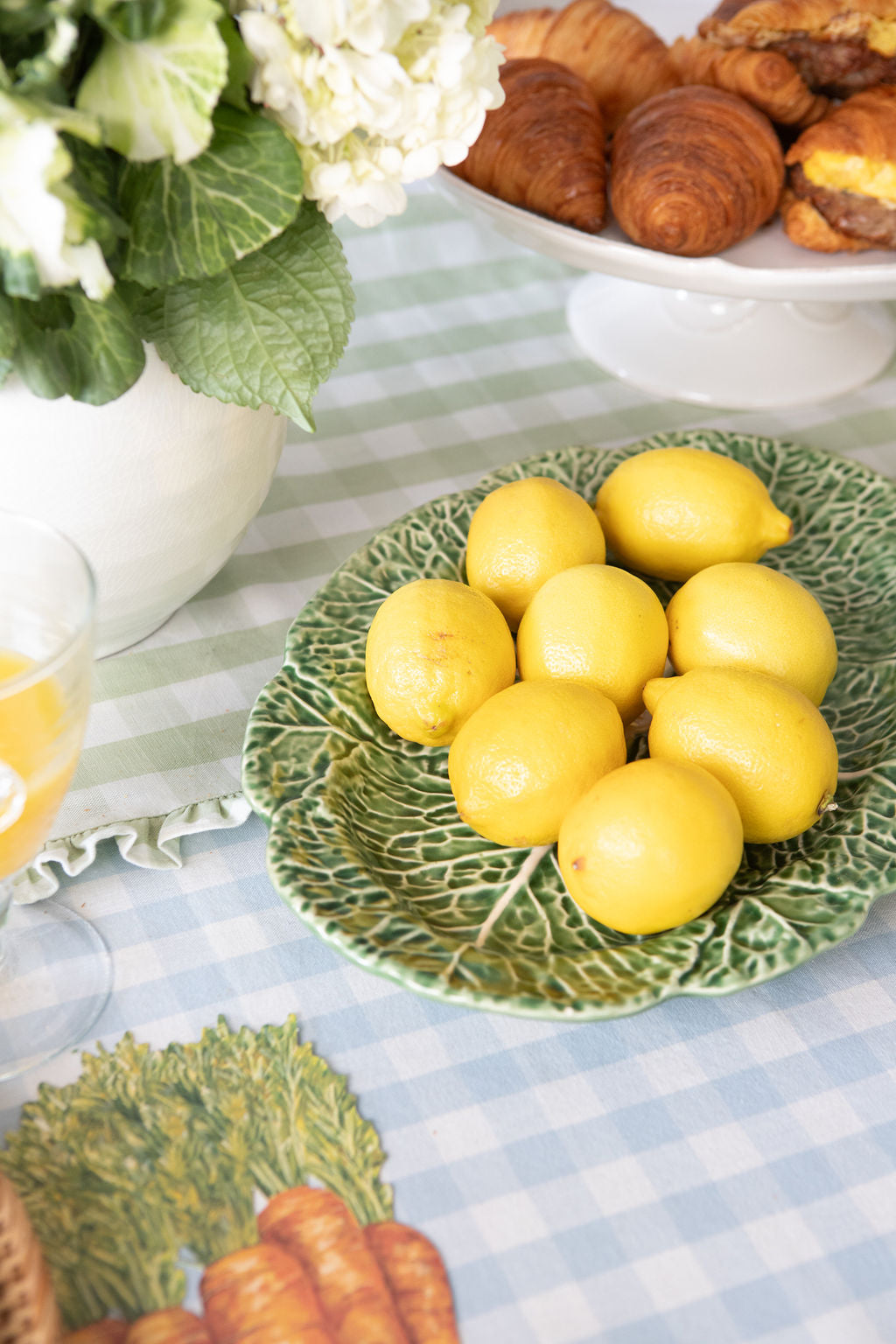 Le Jardin Cabbage Oval Platter