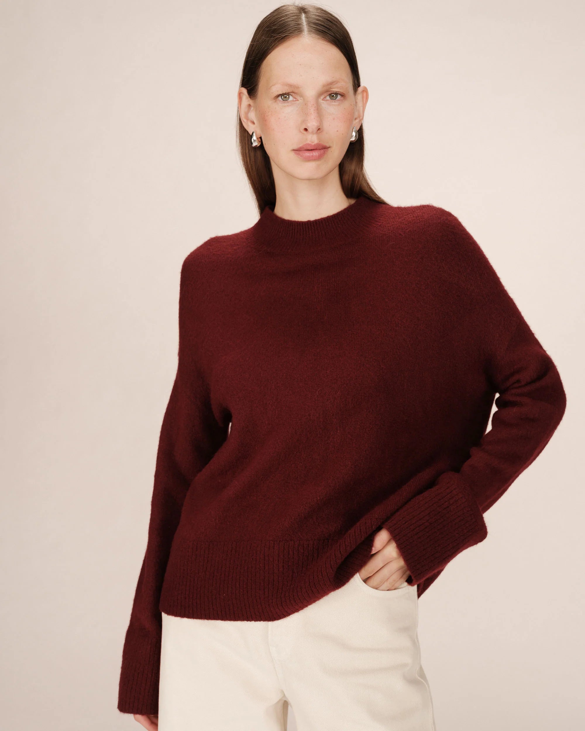 Salty Bordeaux Sweater