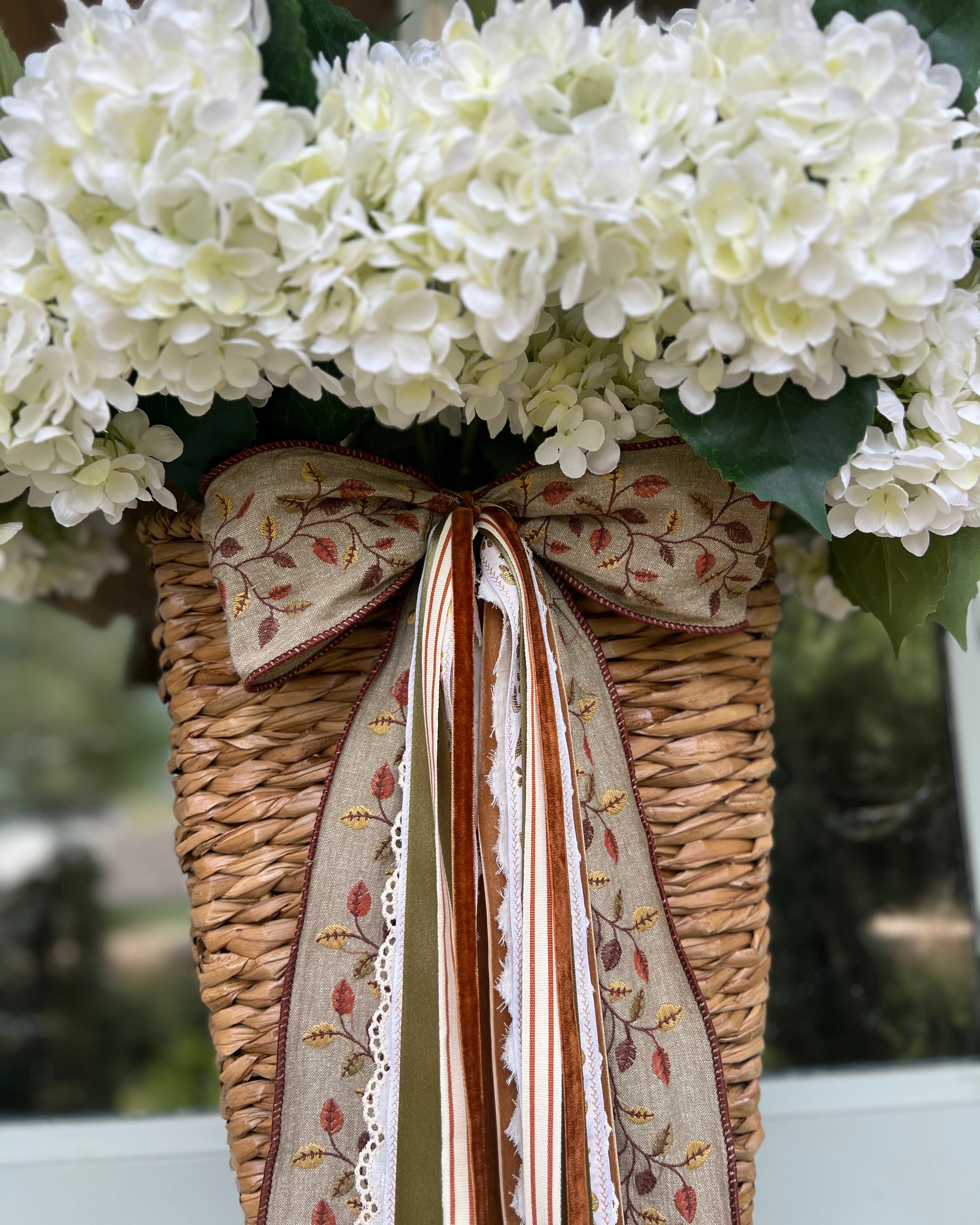 Falling Leaves Wreath Ribbon
