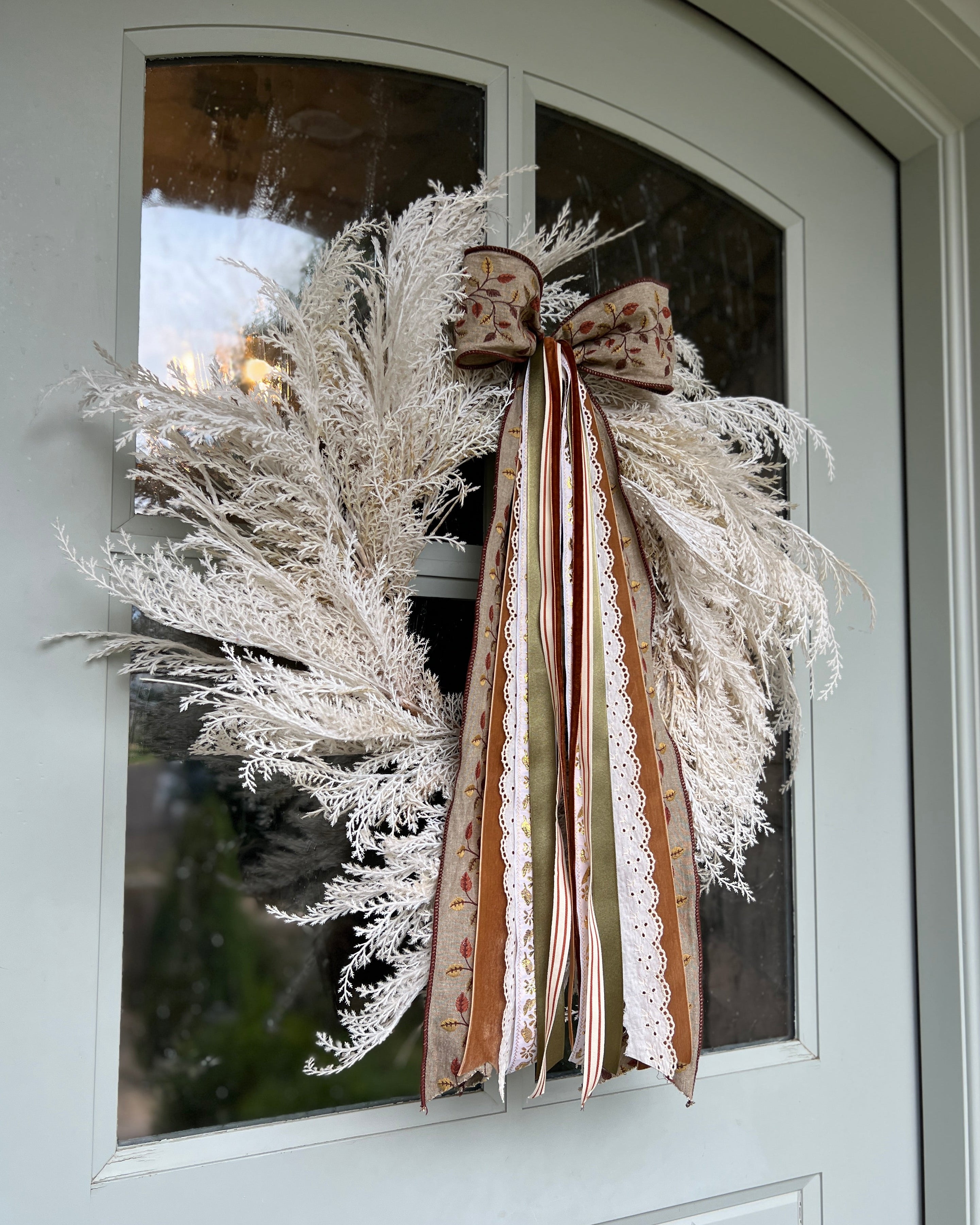 Falling Leaves Wreath Ribbon
