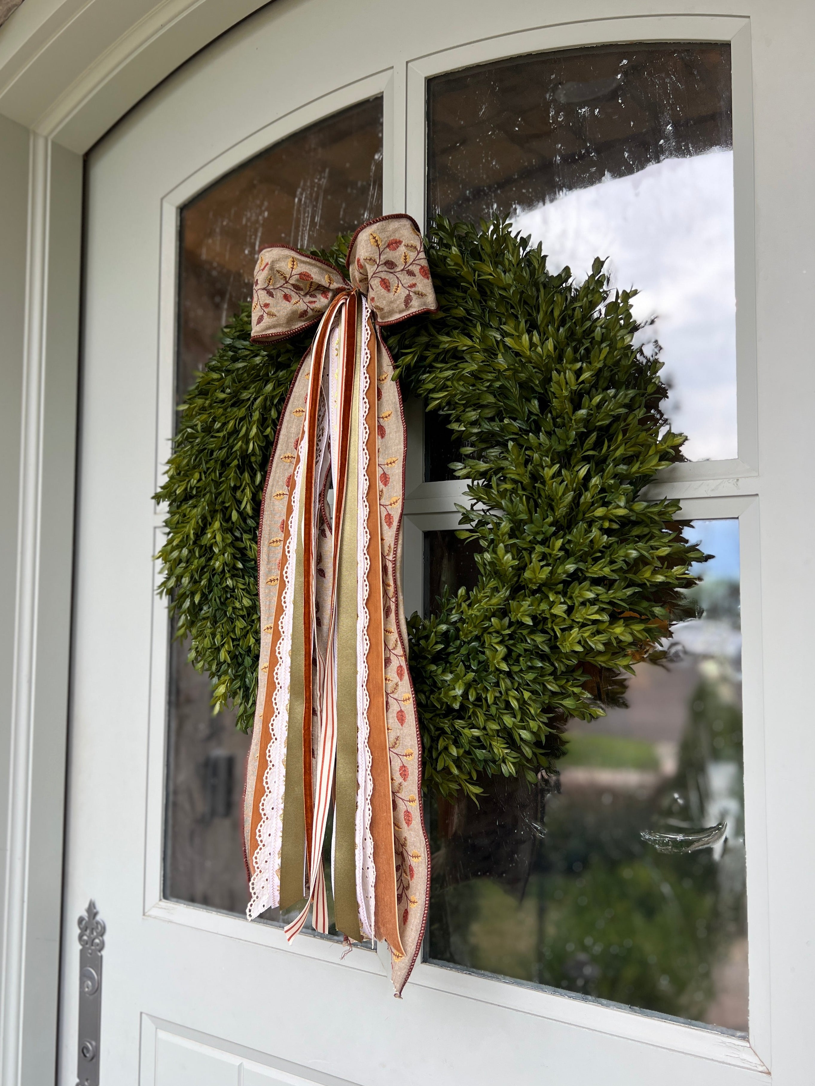 Falling Leaves Wreath Ribbon