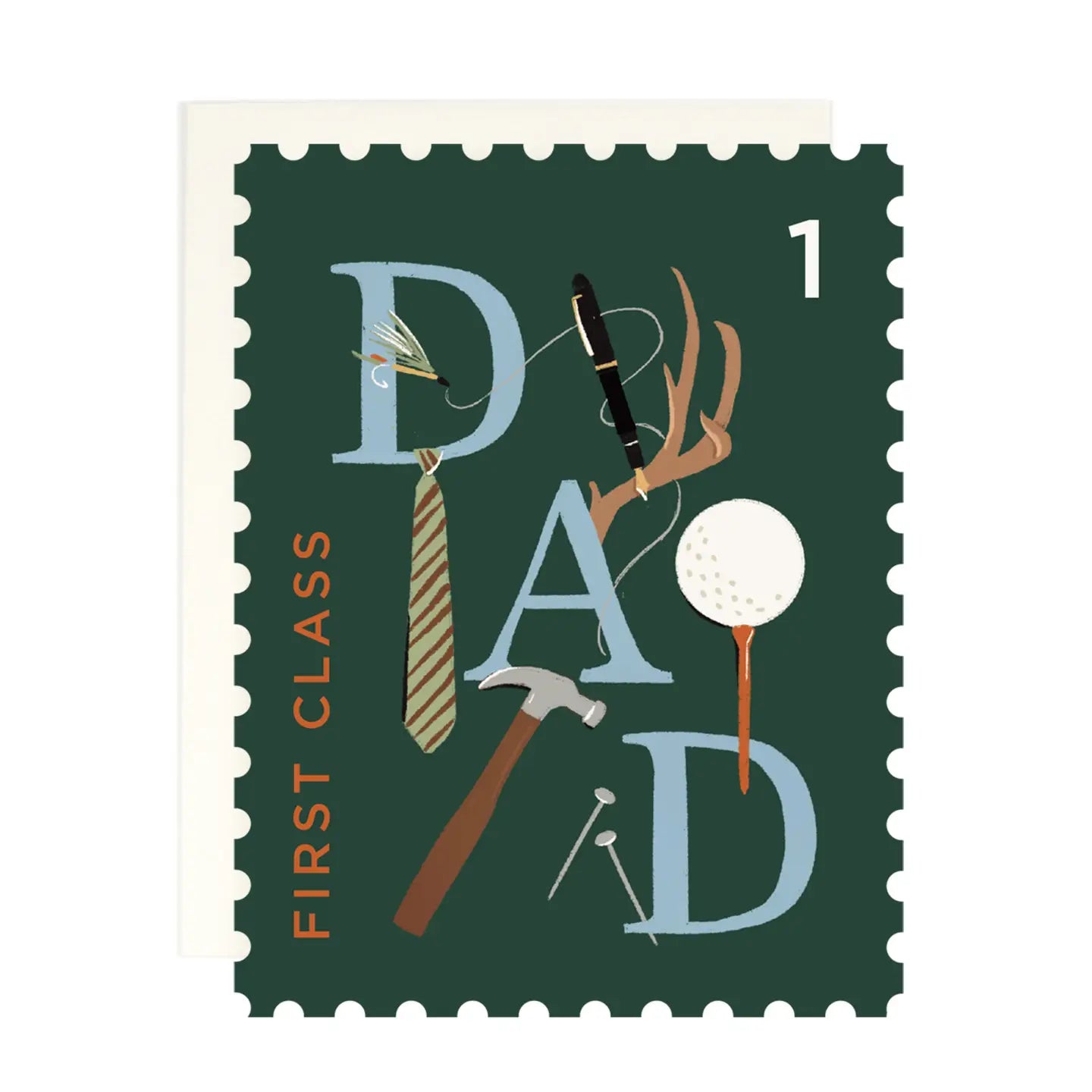 First Class Dad Card