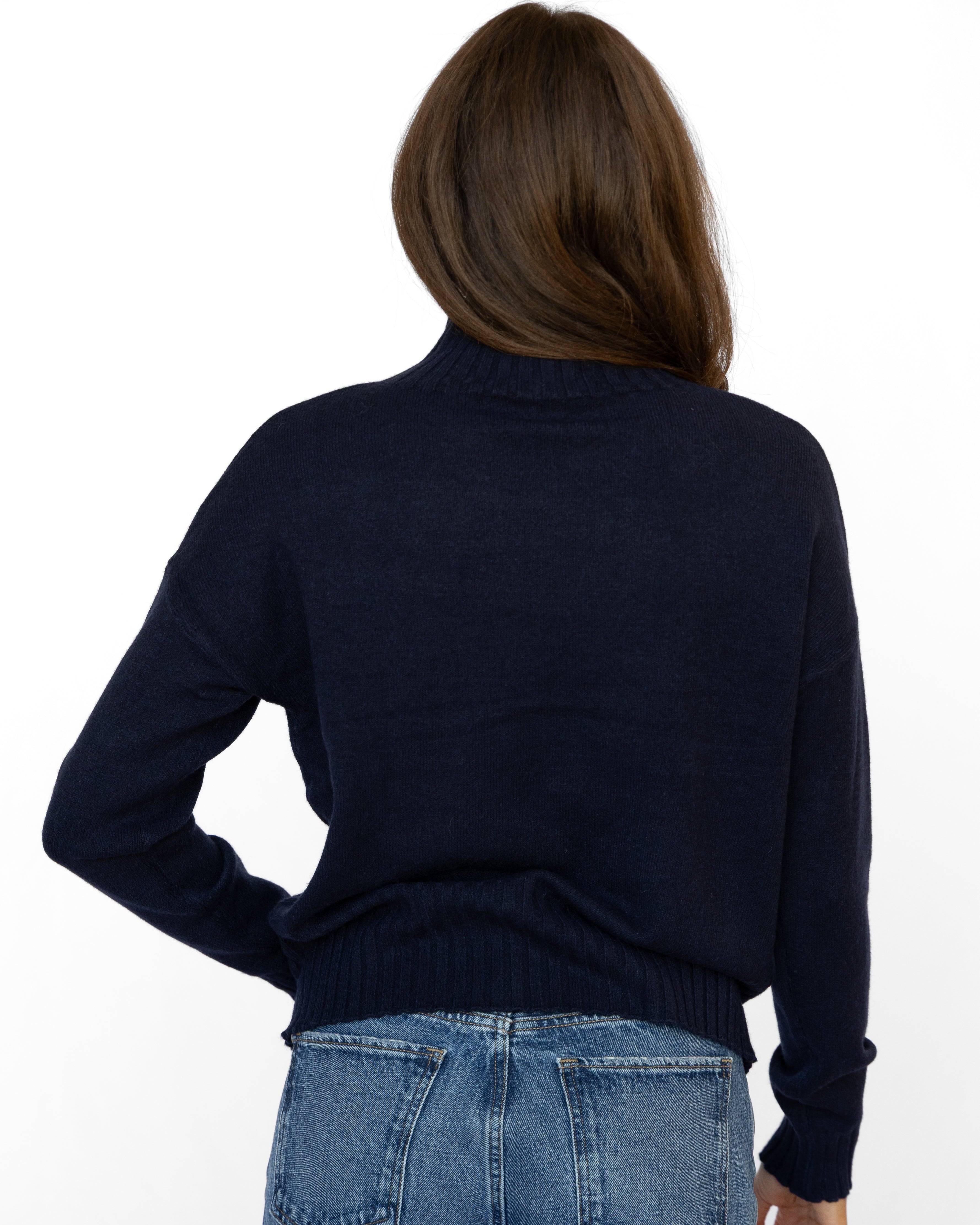 Georgia Mockneck Knit Top
