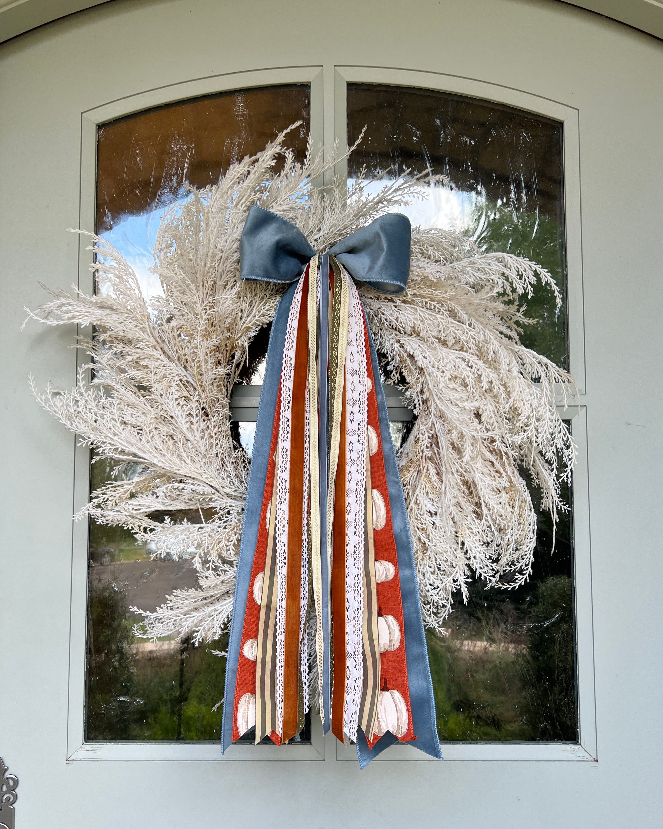 Gilded Pumpkin Wreath Ribbon