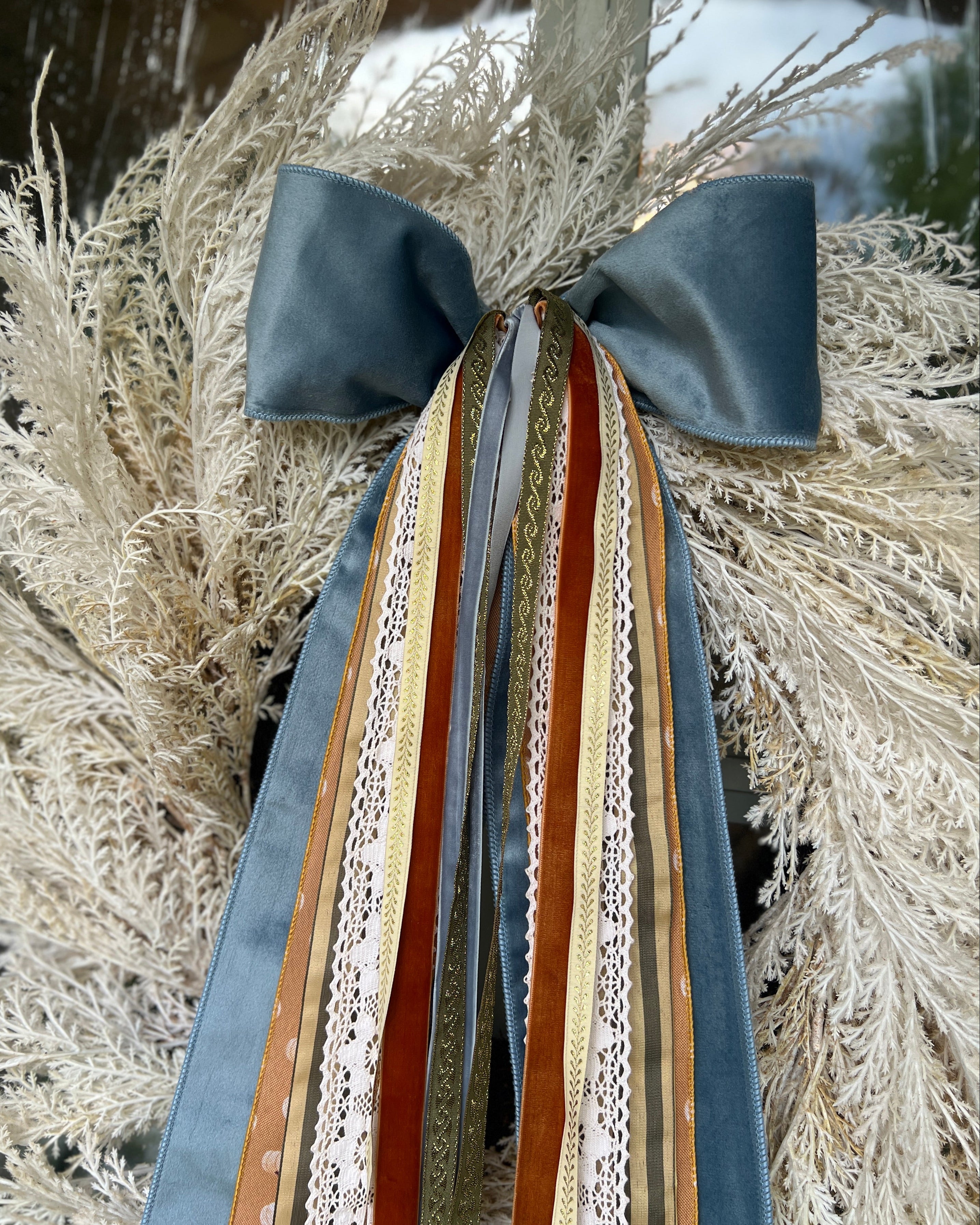 Gilded Pumpkin Wreath Ribbon