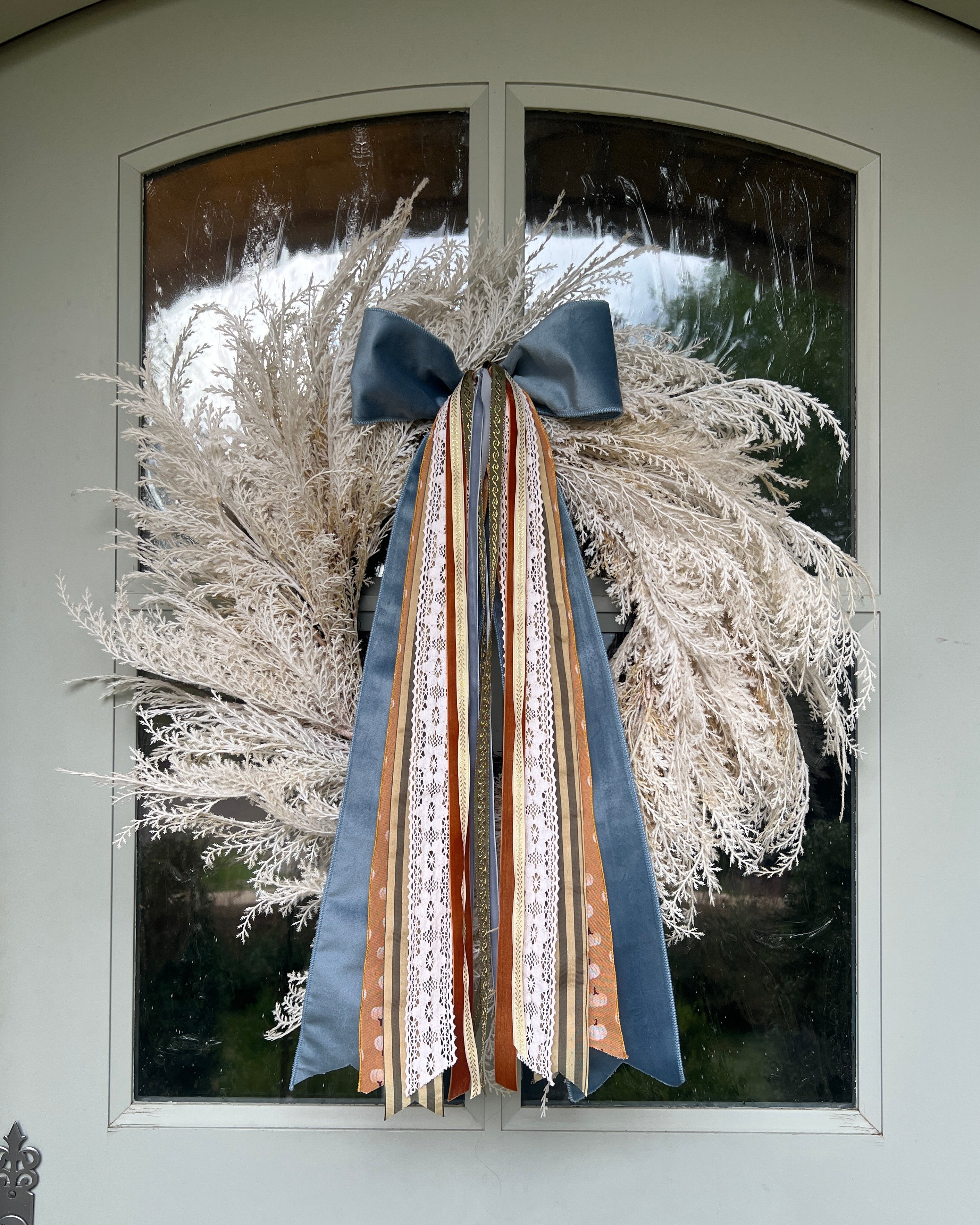 Gilded Pumpkin Wreath Ribbon