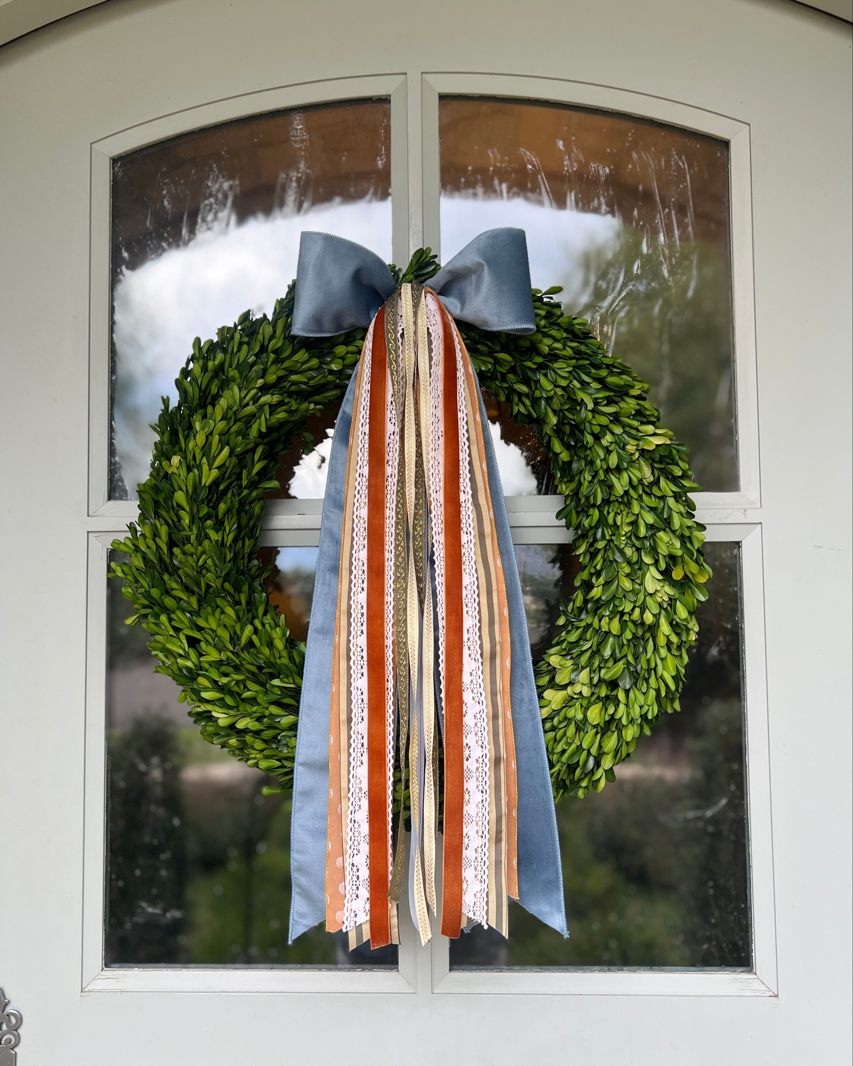 Gilded Pumpkin Wreath Ribbon