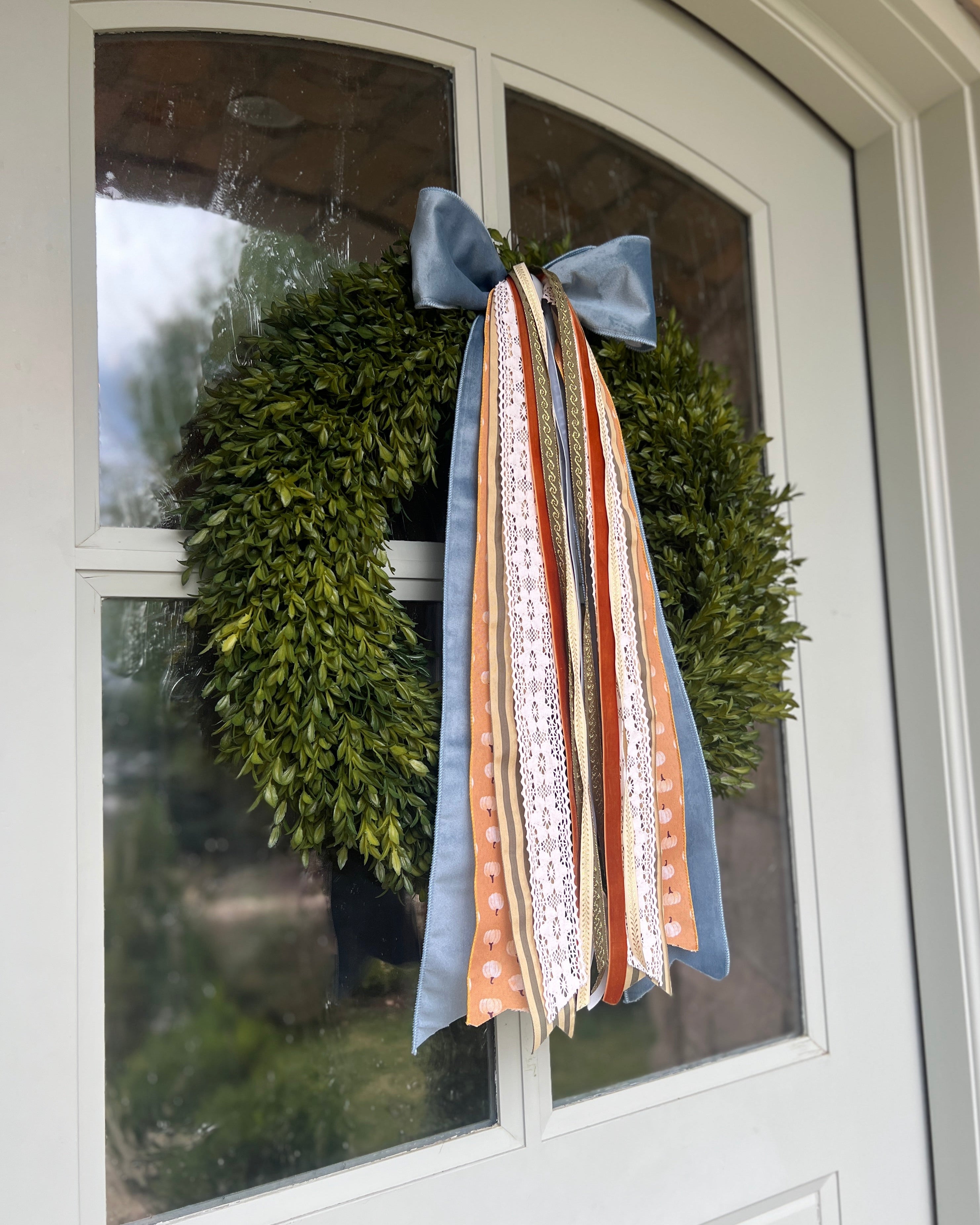 Gilded Pumpkin Wreath Ribbon