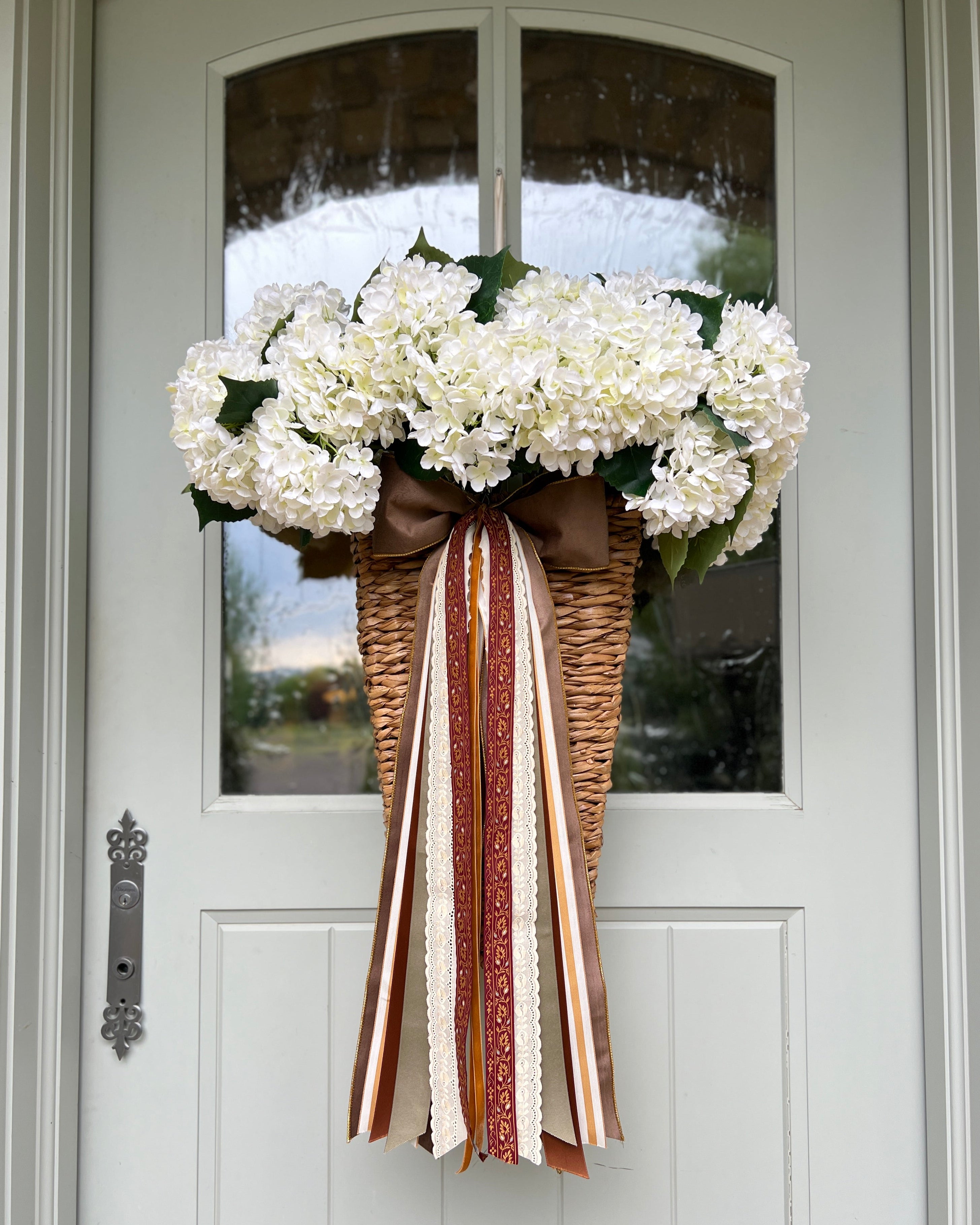 Golden Harvest Wreath Ribbon