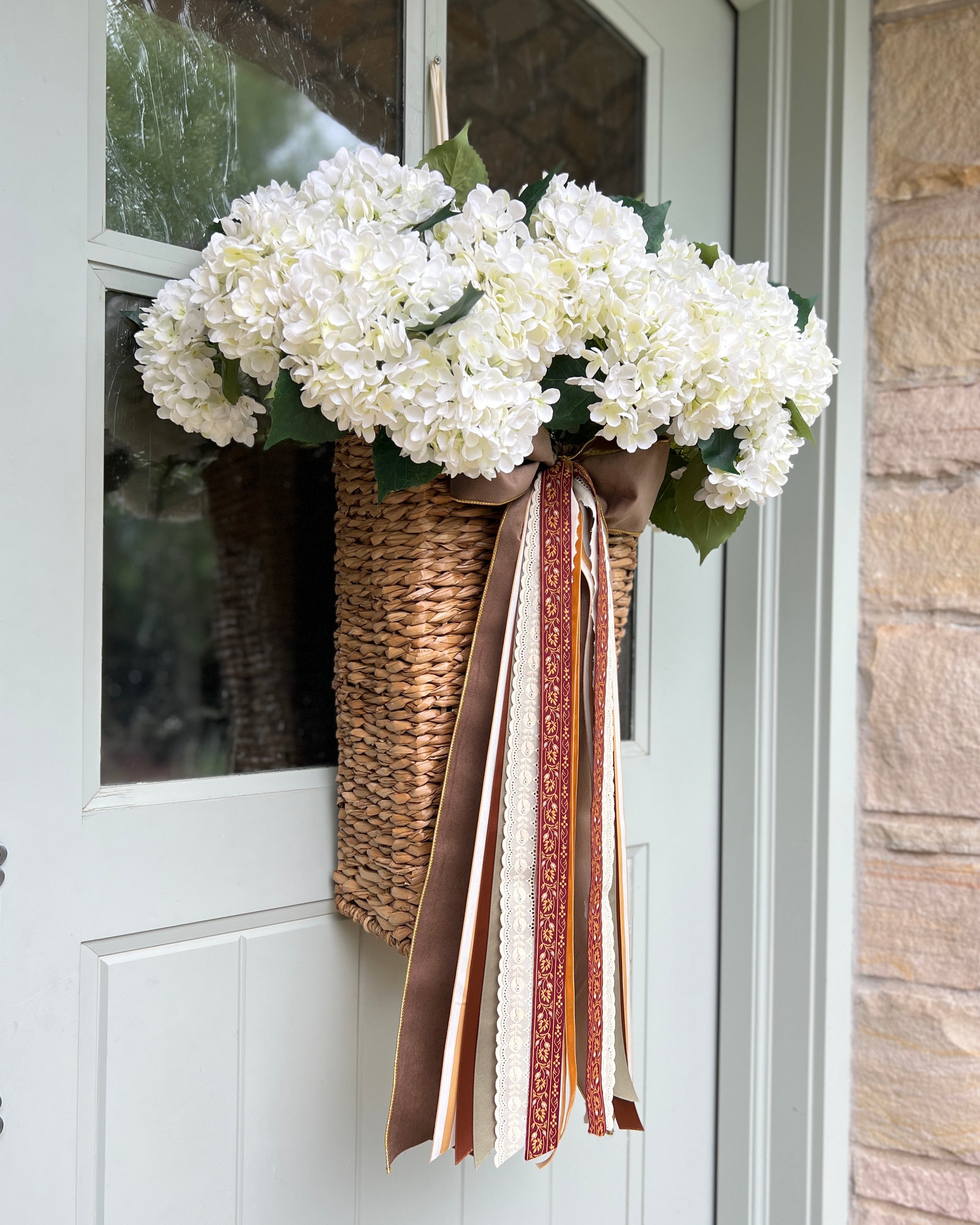 Golden Harvest Wreath Ribbon