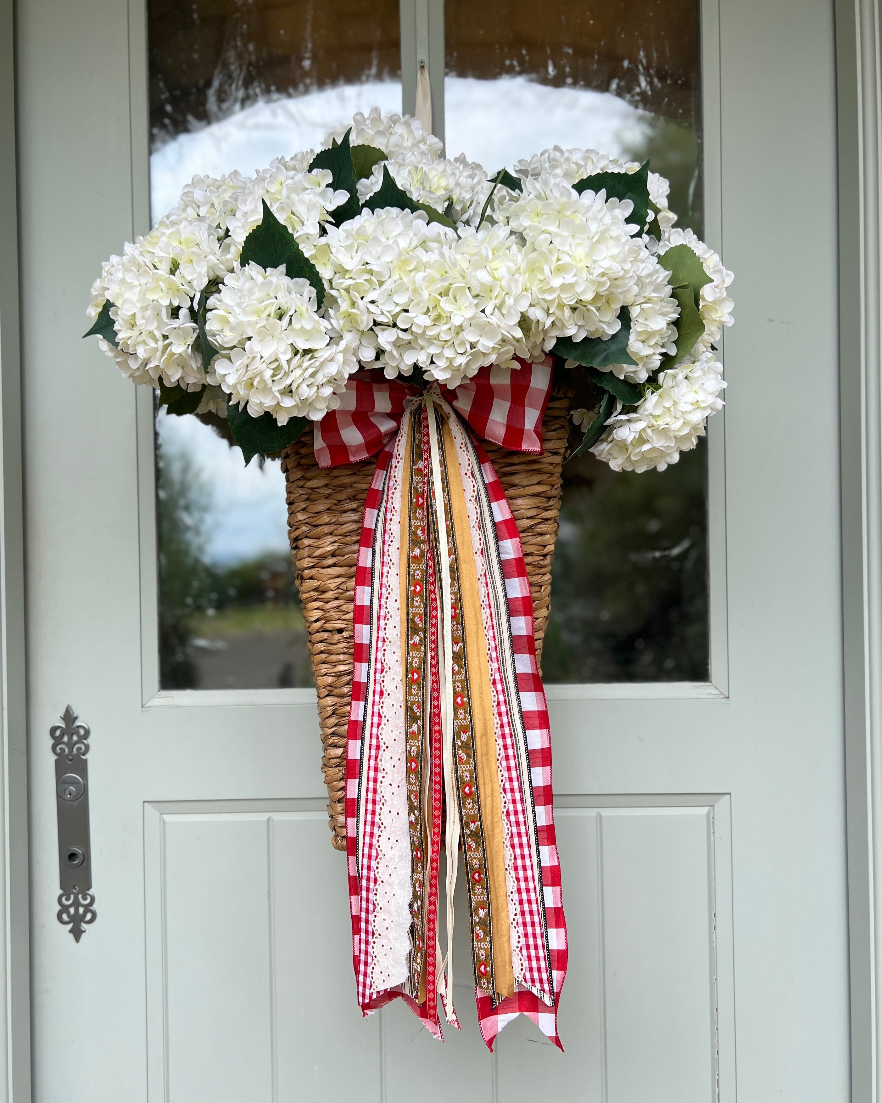 Golden Swiss Heritage Wreath Ribbon