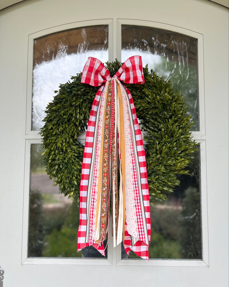 Golden Swiss Heritage Wreath Ribbon
