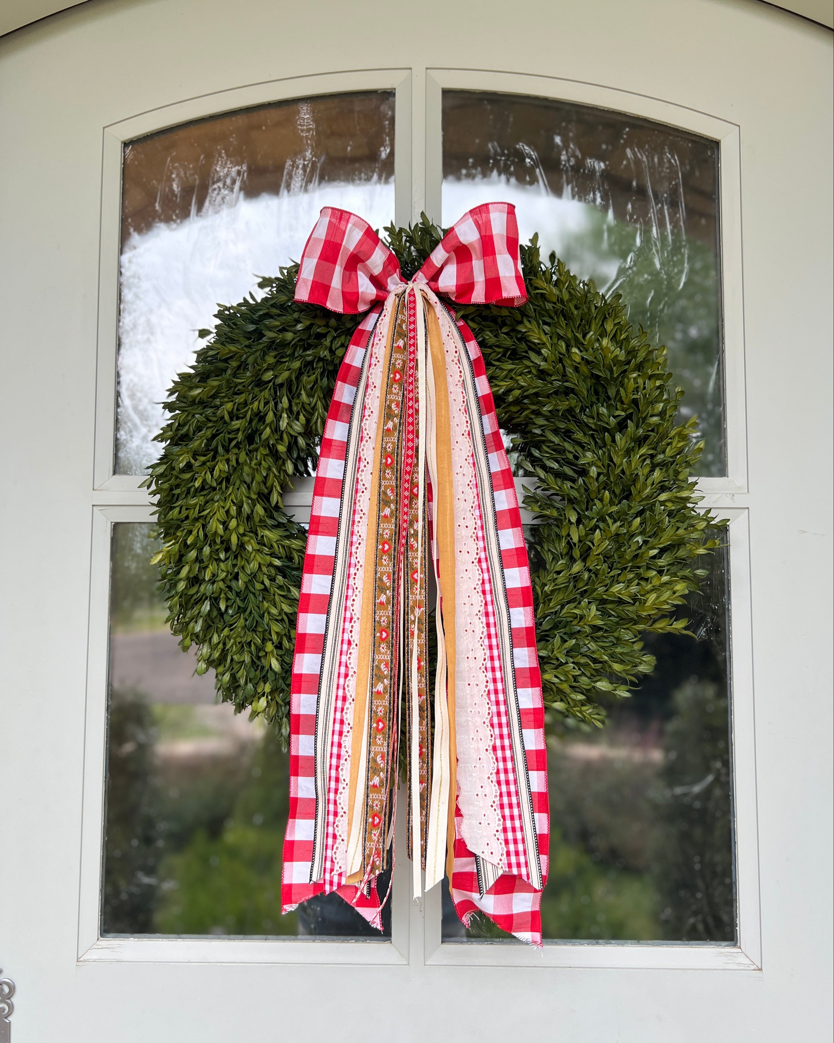 Golden Swiss Heritage Wreath Ribbon