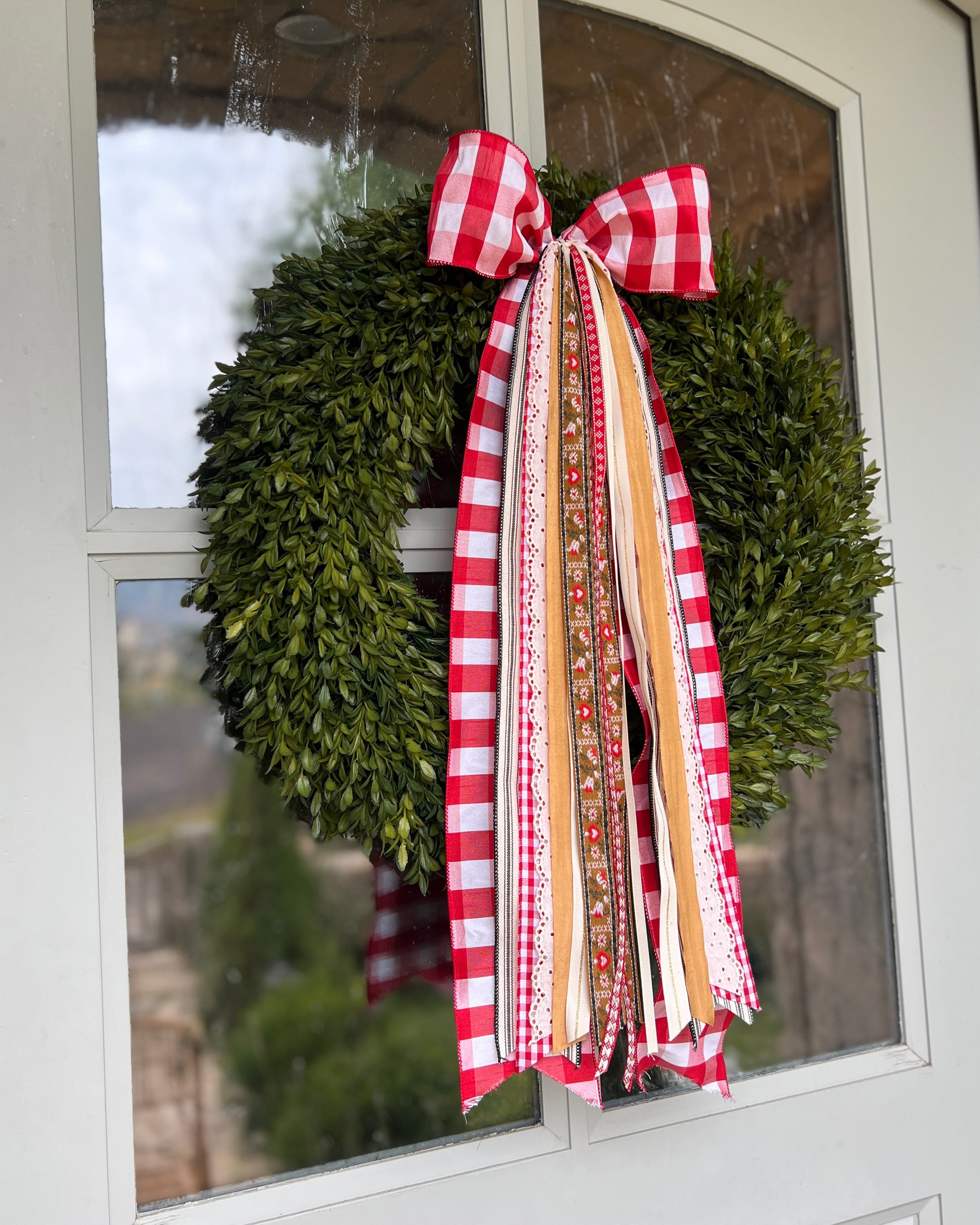 Golden Swiss Heritage Wreath Ribbon