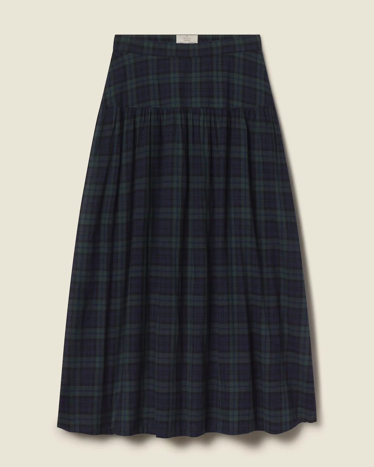Felicity Plaid Midi Skirt
