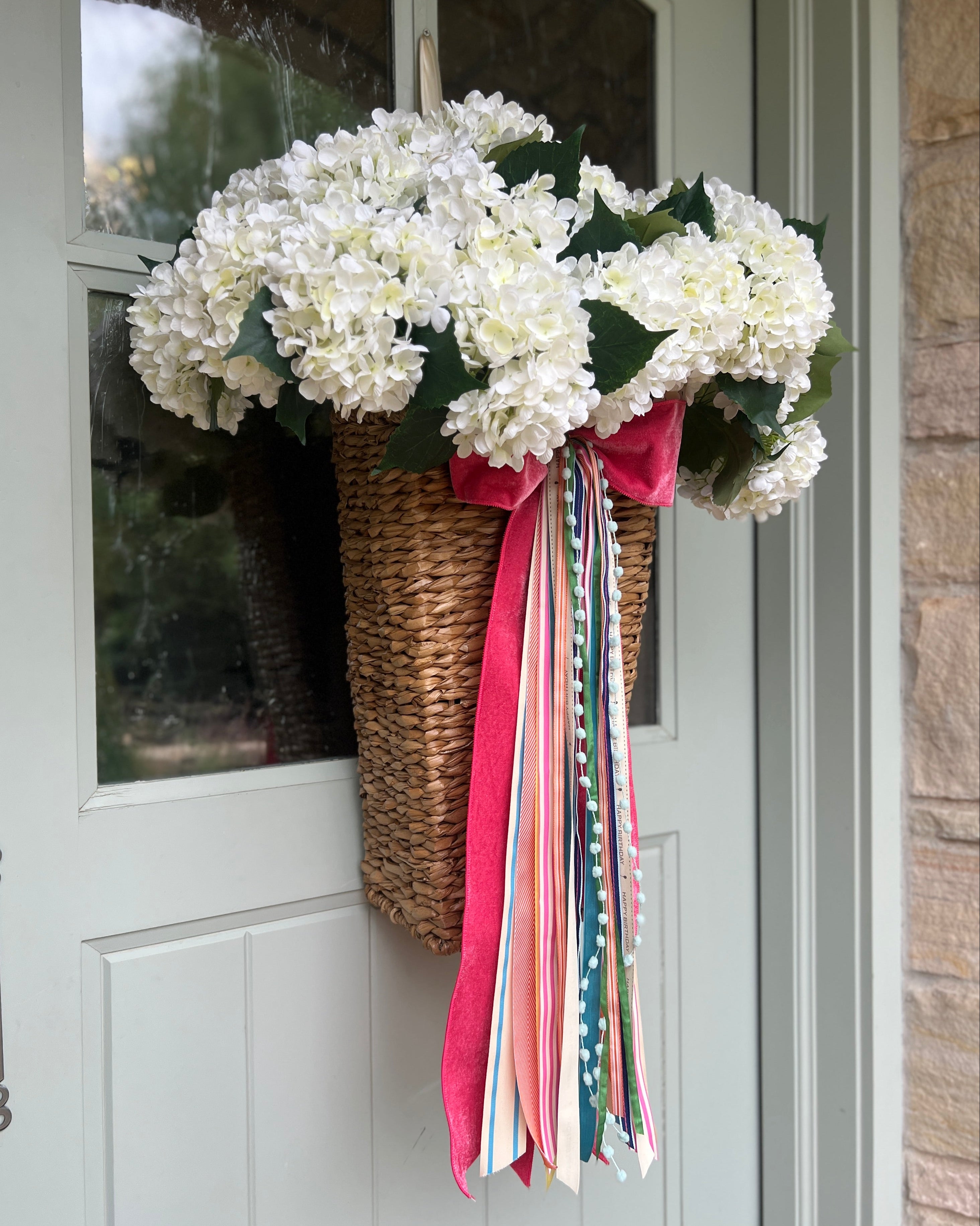 Happy Birthday Wreath Ribbon