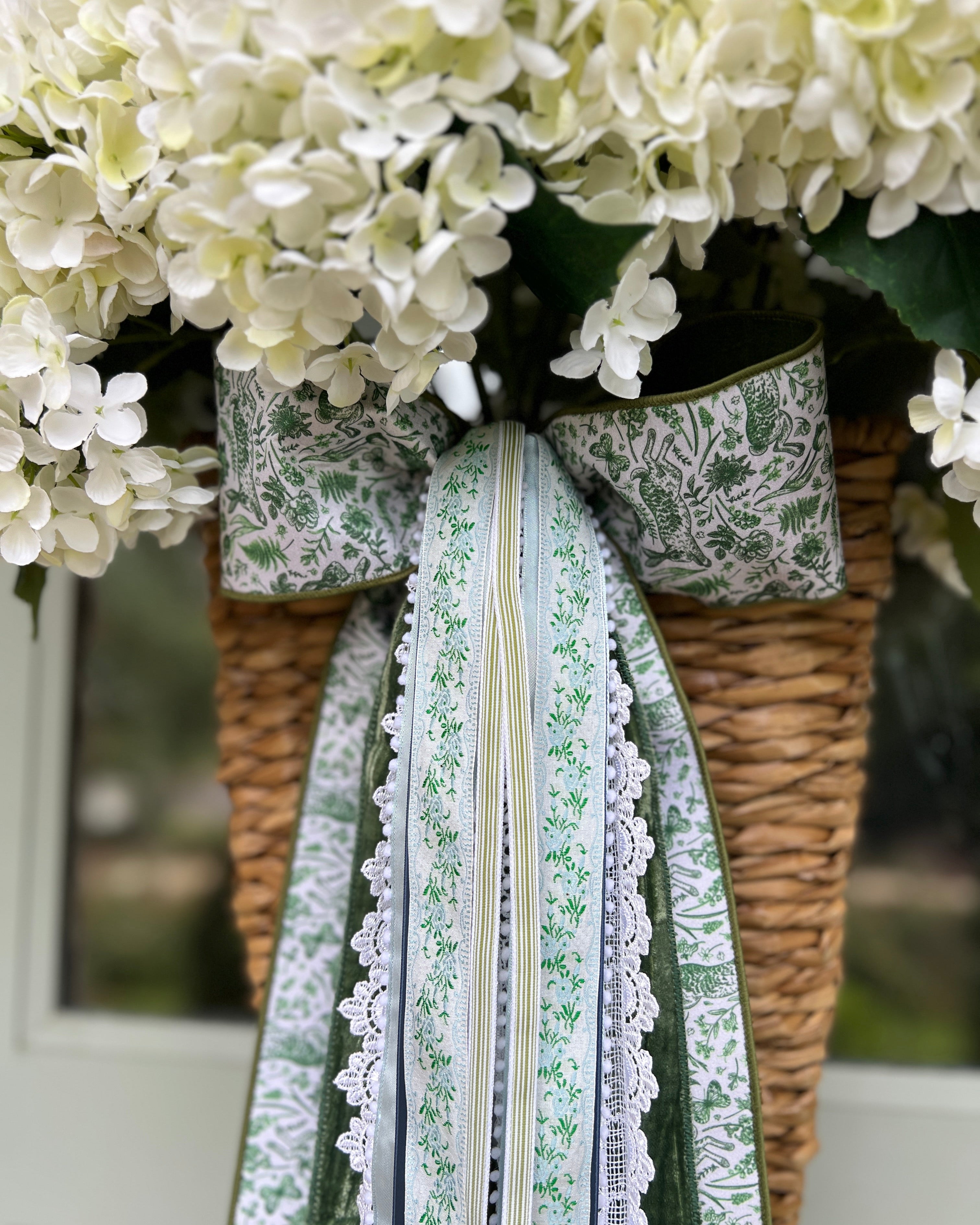 Heirloom Garden Wreath Ribbon