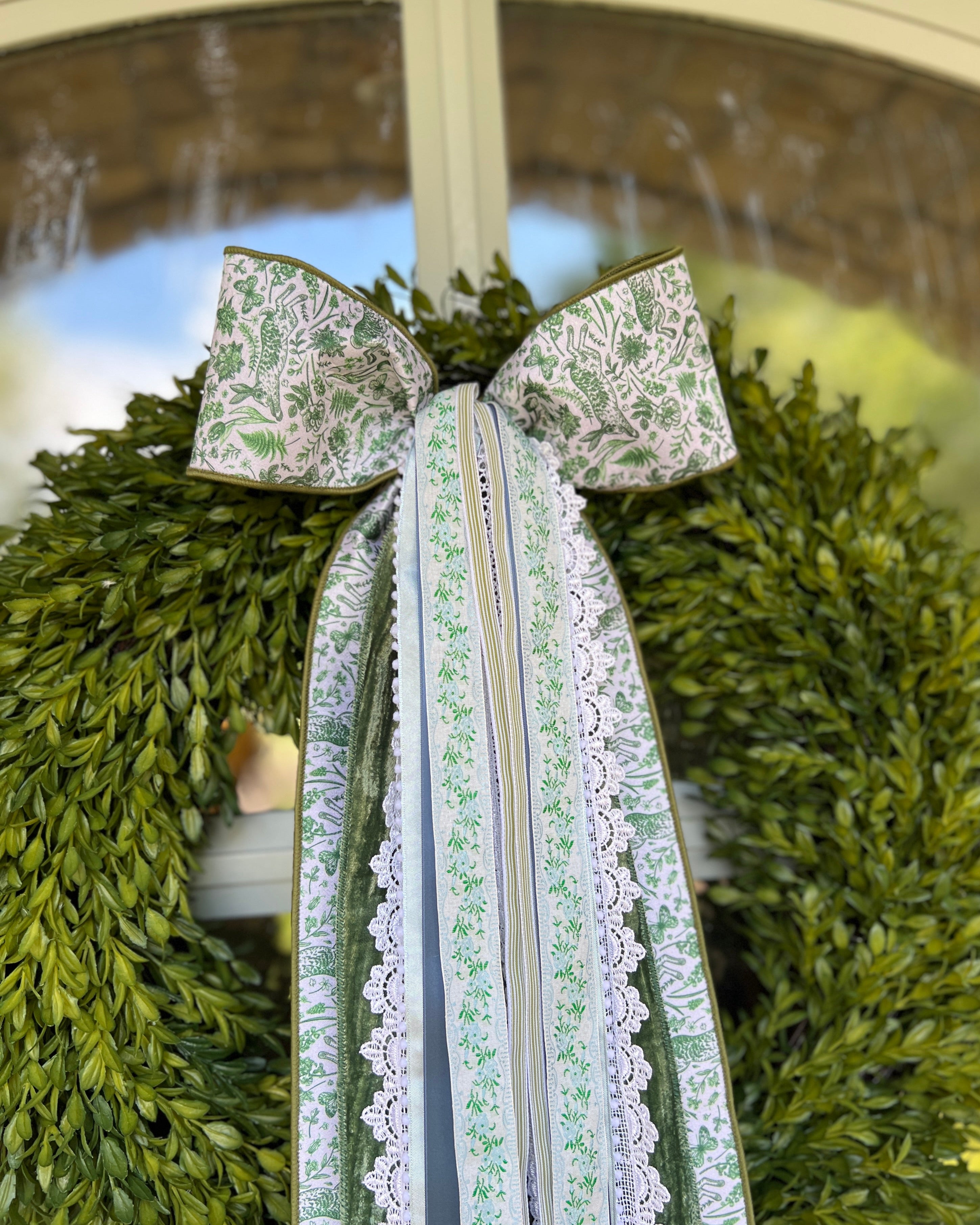 Heirloom Garden Wreath Ribbon