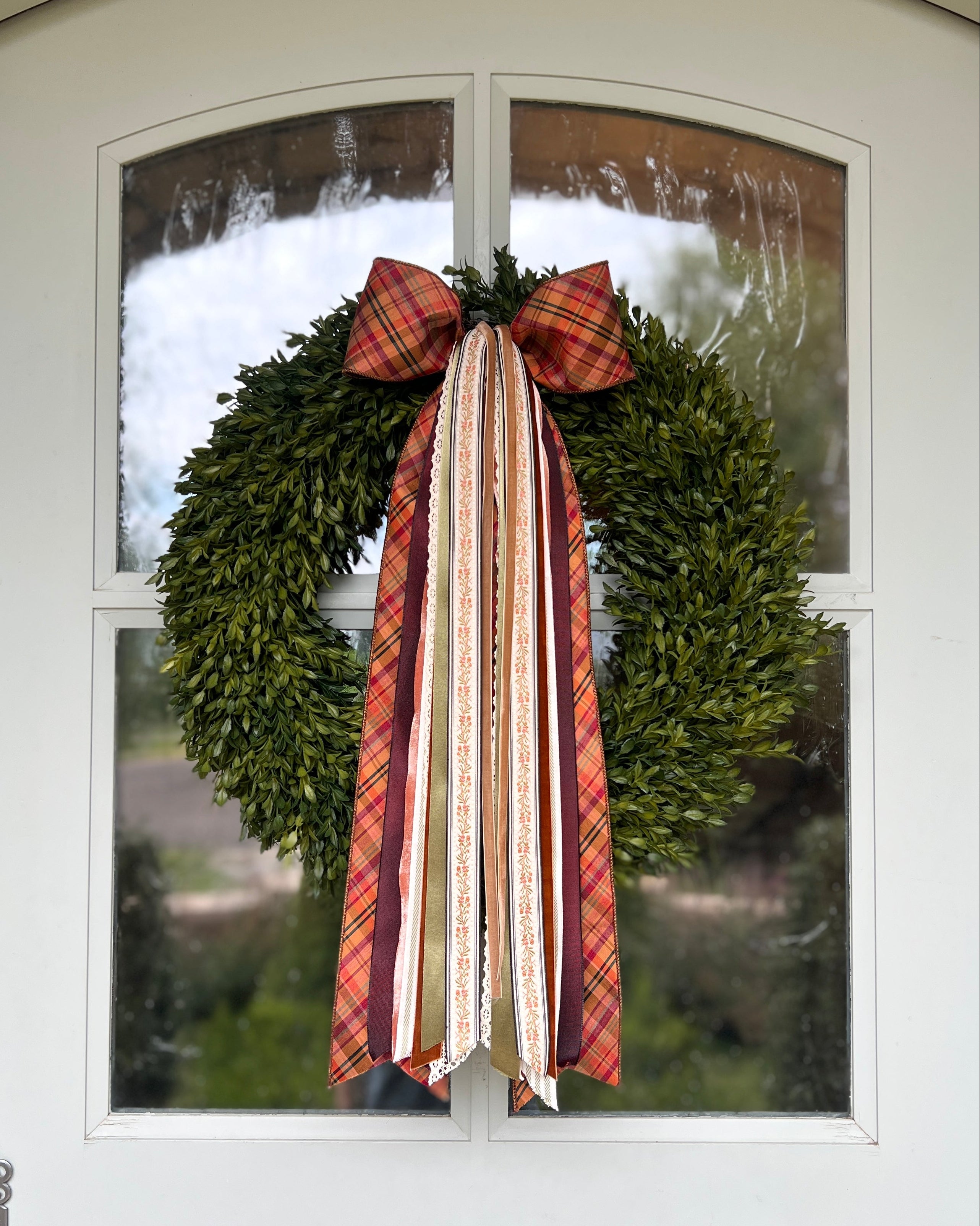 Heirloom Plaid Wreath Ribbon
