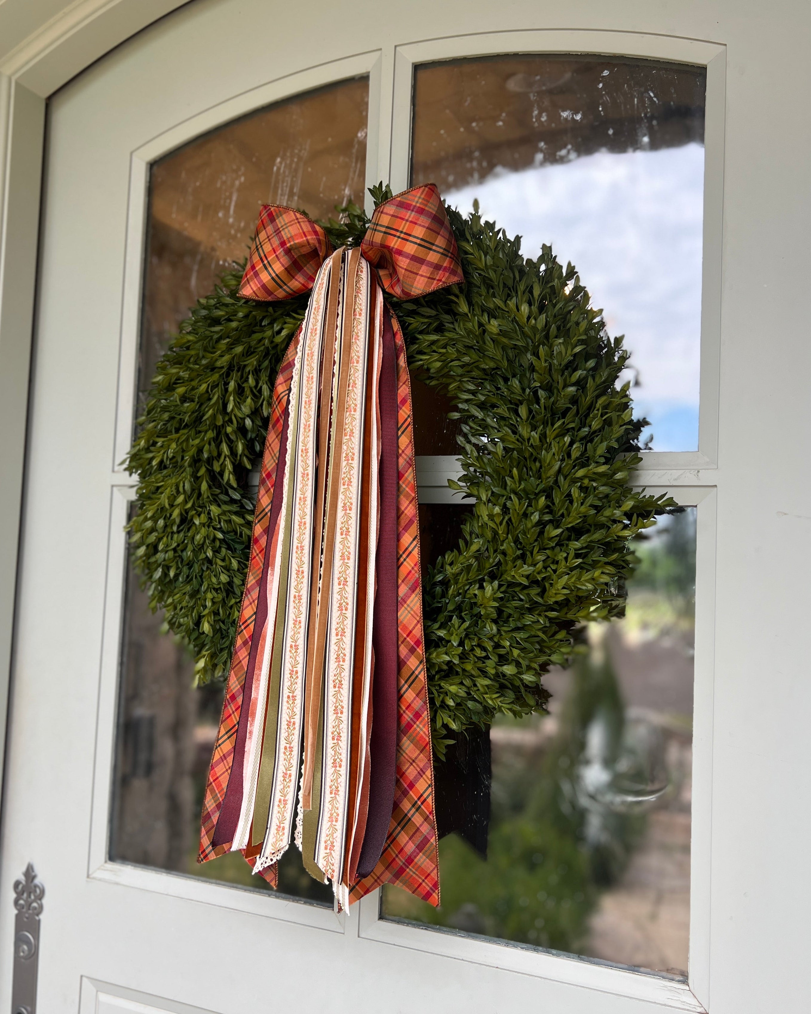 Heirloom Plaid Wreath Ribbon